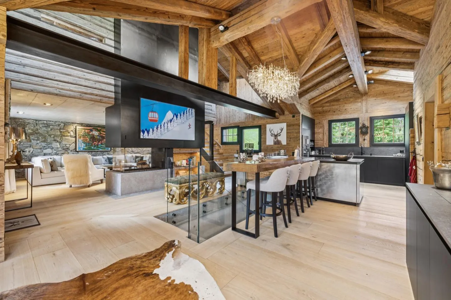 Chalet extraordinaire - élégance alpine aux portes de Gstaad - Photo 4 sur 13