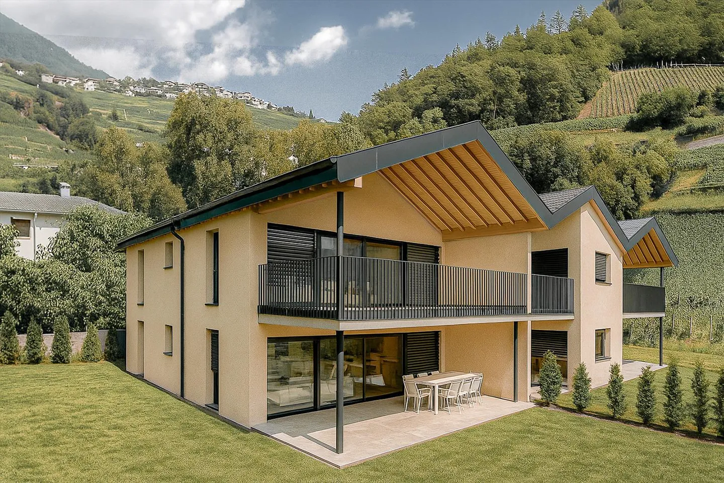 Appartamento 2,5 locali con terrazza e giardino privato esposto a sud (Vuisse, Savièse) - Foto 1 di 5