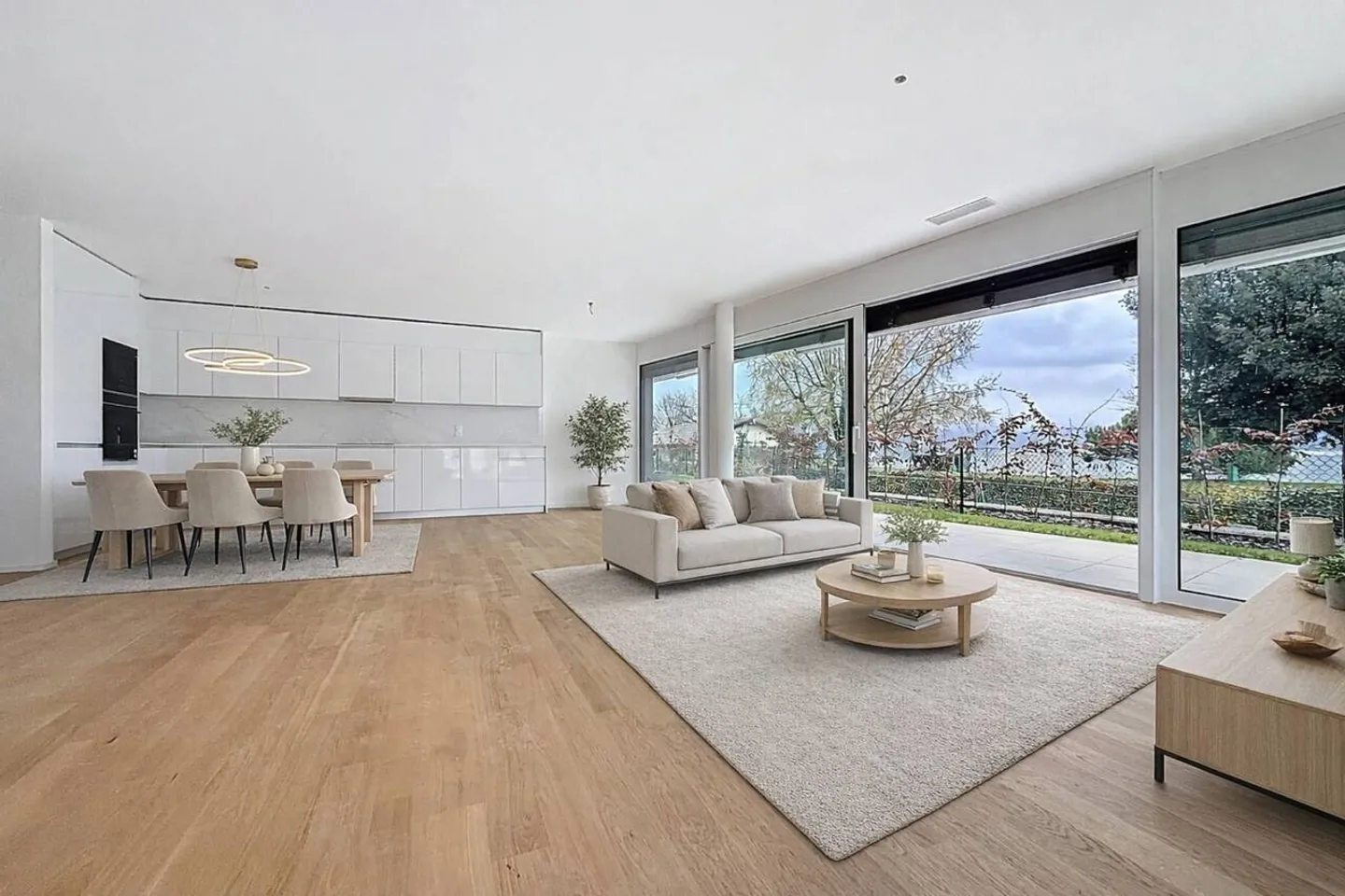 New promotion: 5.5-room apartment with covered terrace and garden - Photo 2 of 13