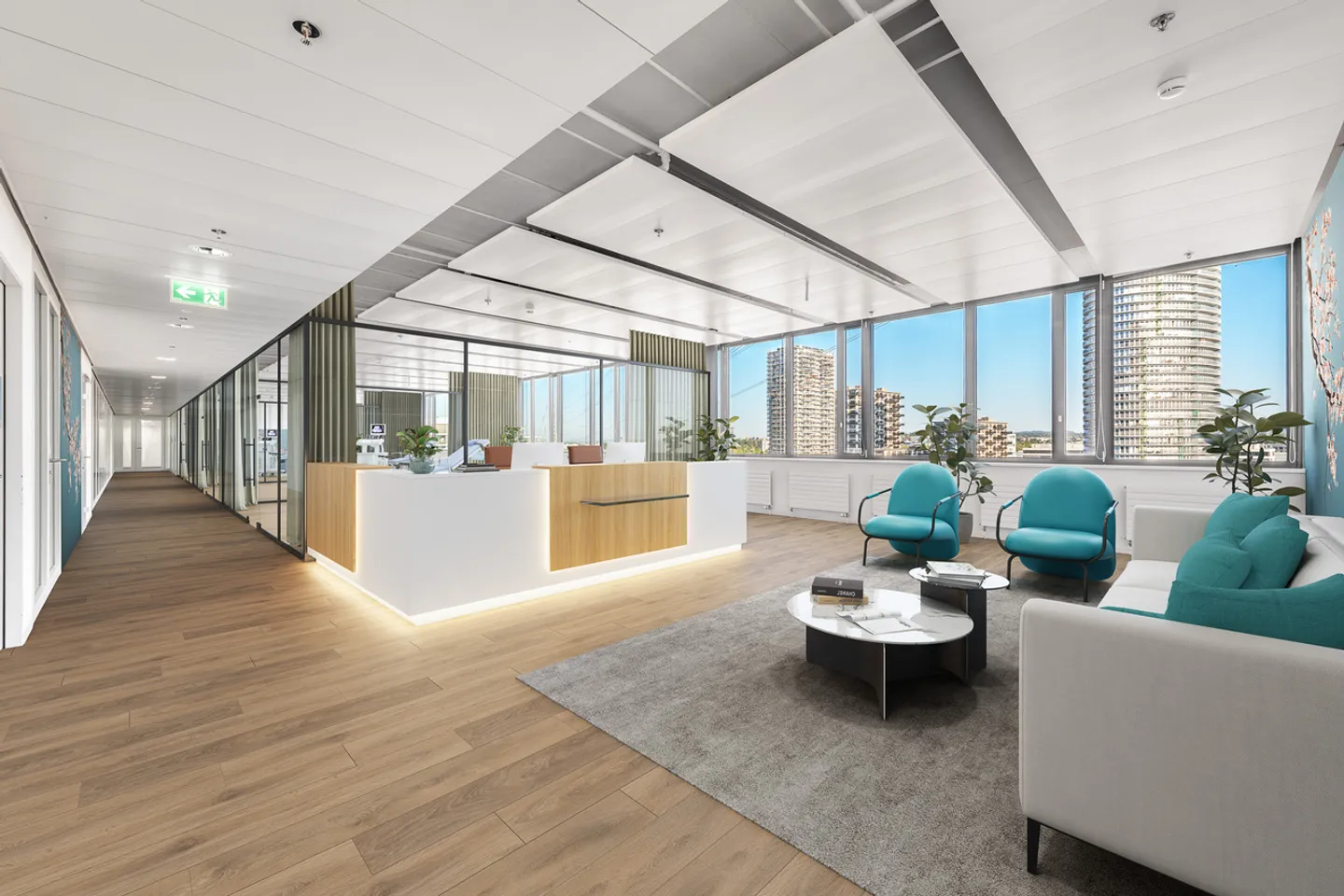490 - 3,300 m2 | Developed Office Spaces at Stettbach Station - Photo 3 of 12