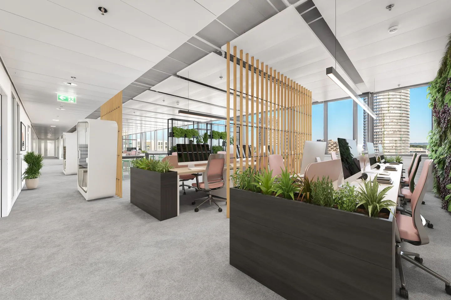 490 - 3,300 m2 | Developed Office Spaces at Stettbach Station - Photo 4 of 12