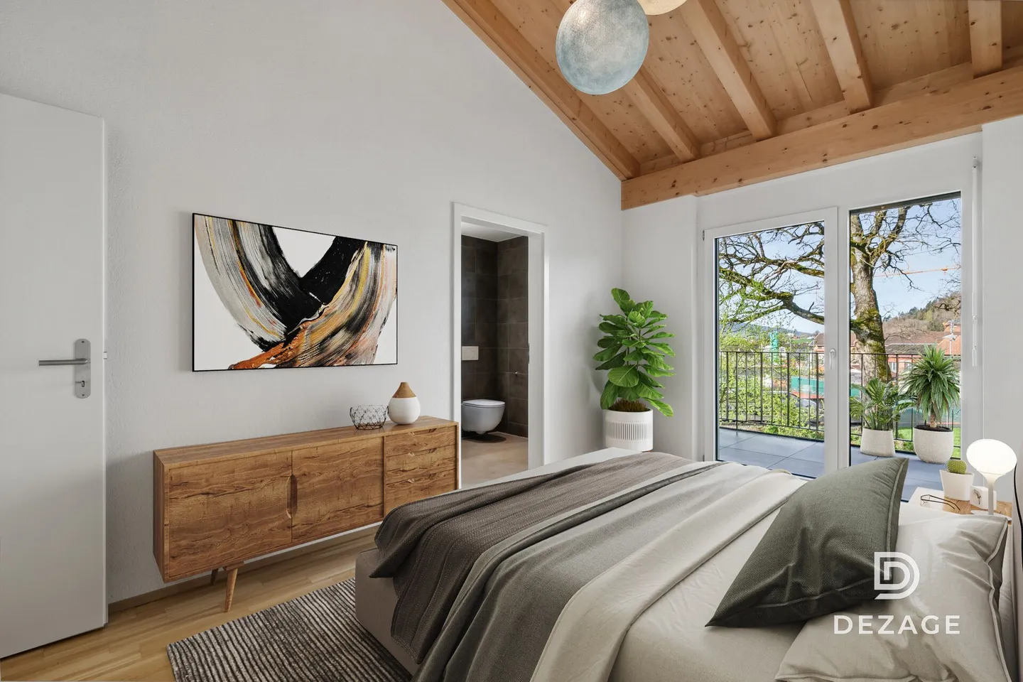 Magnifique attique de 3,5 pièces à 5 minutes de Bulle - Photo 9 sur 17