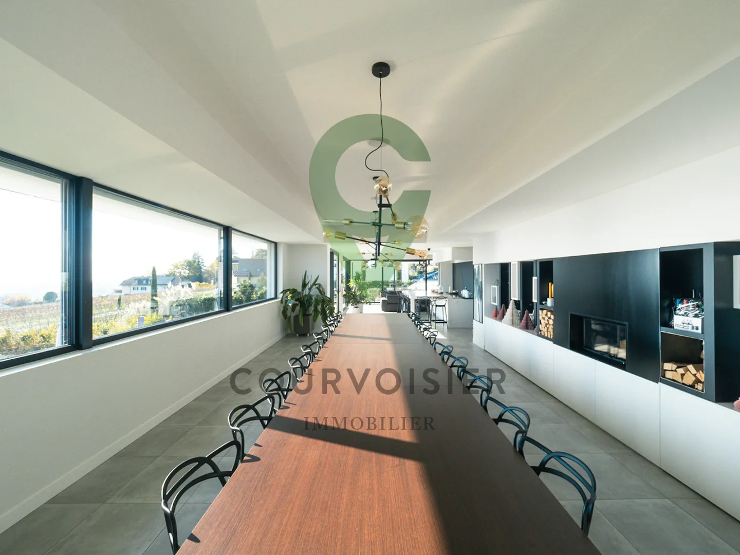 Komfort und Raffinesse im Herzen eines exklusiven Rahmens mit Blick auf den See - Foto 5 von 12