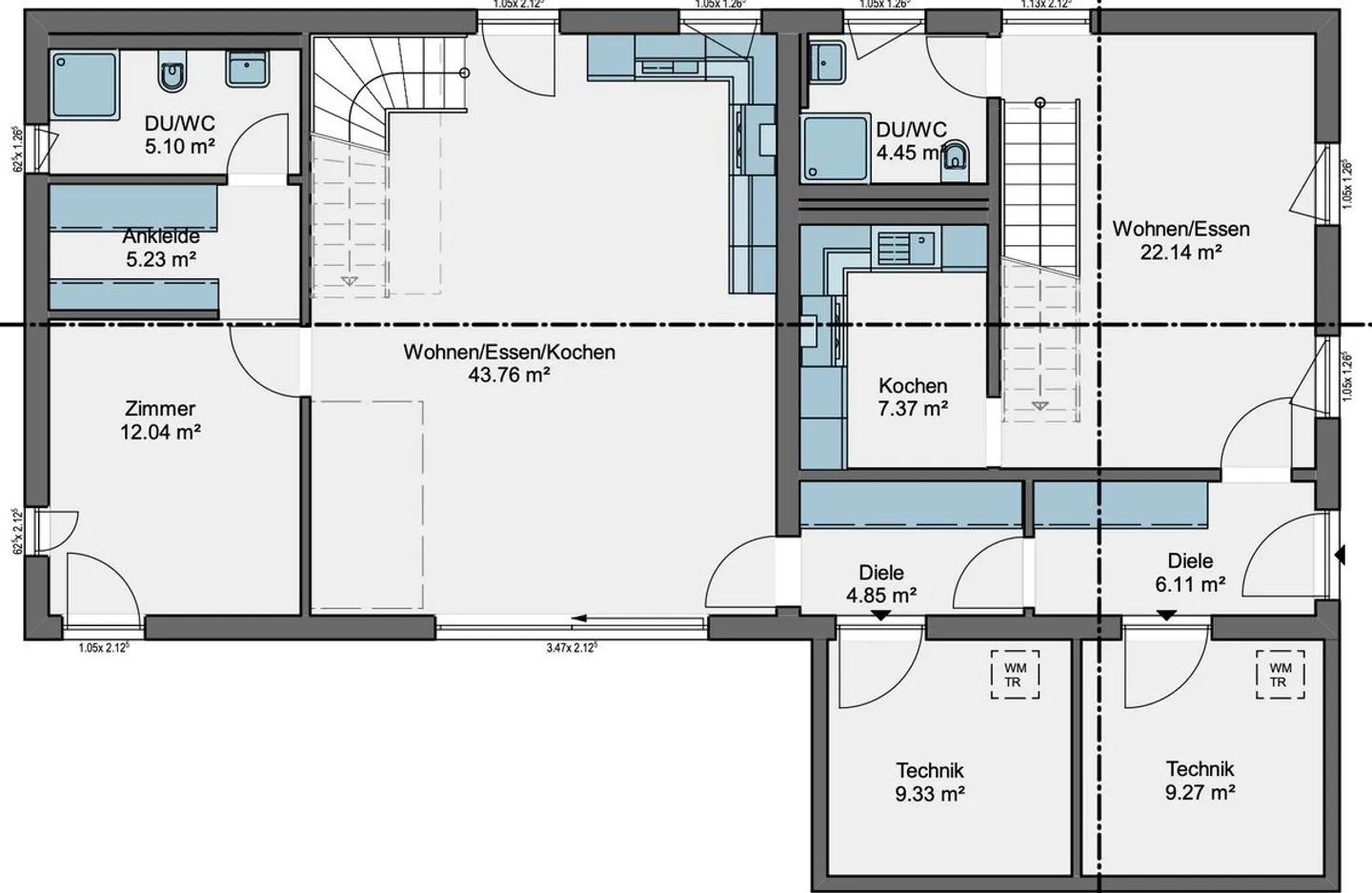 Doppelhaushälfte mit 5,5 Zimmern und Stall für 3 Pferde - Genehmigung in Kraft - Foto 7 von 10