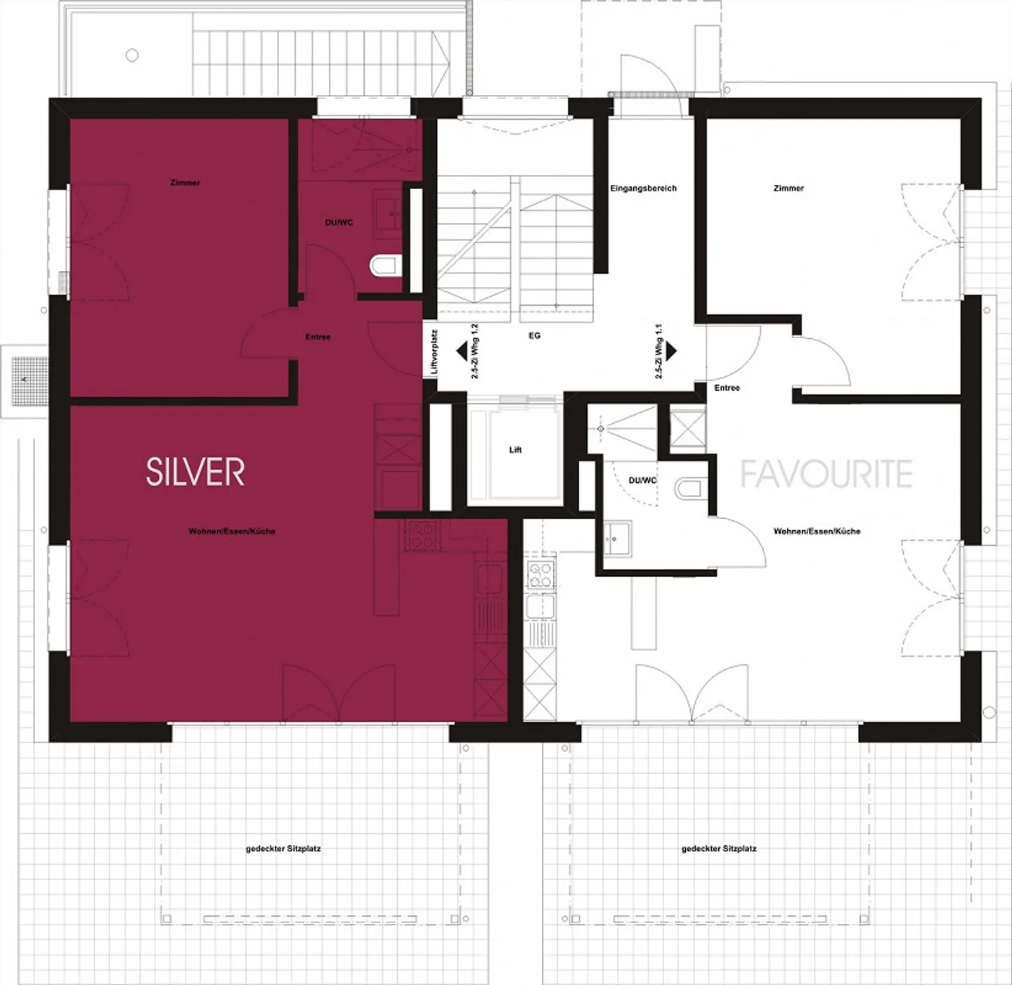 Modern 2.5 Room Apartment with Garden Patio - Photo 8 of 8