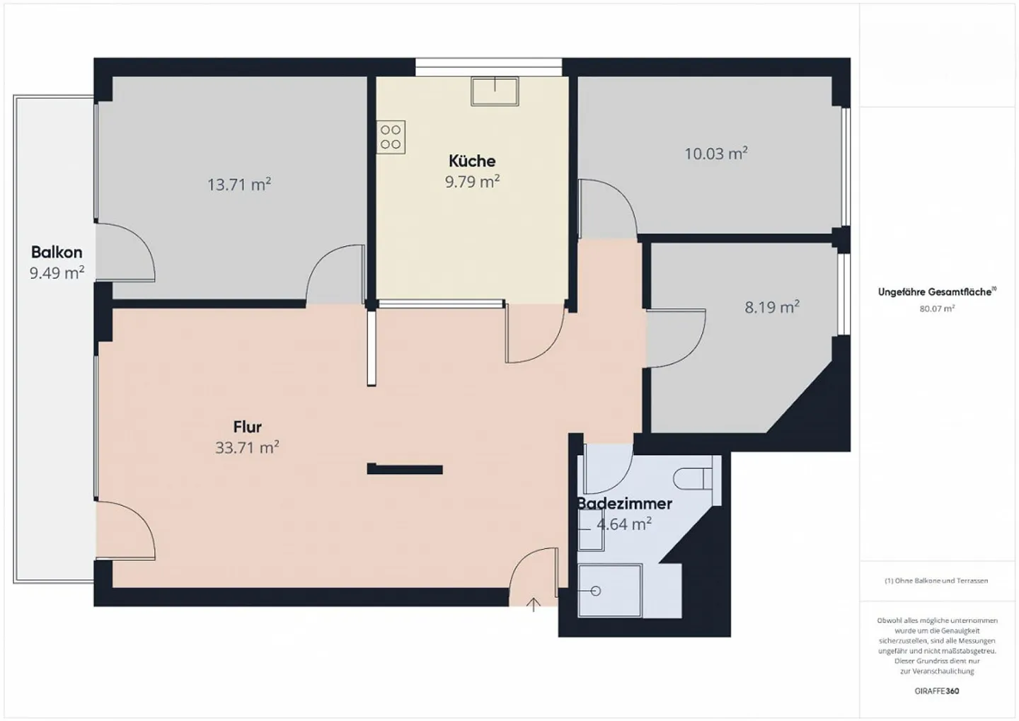4-room apartment in Naters - freshly renovated, centrally located - Photo 8 of 8