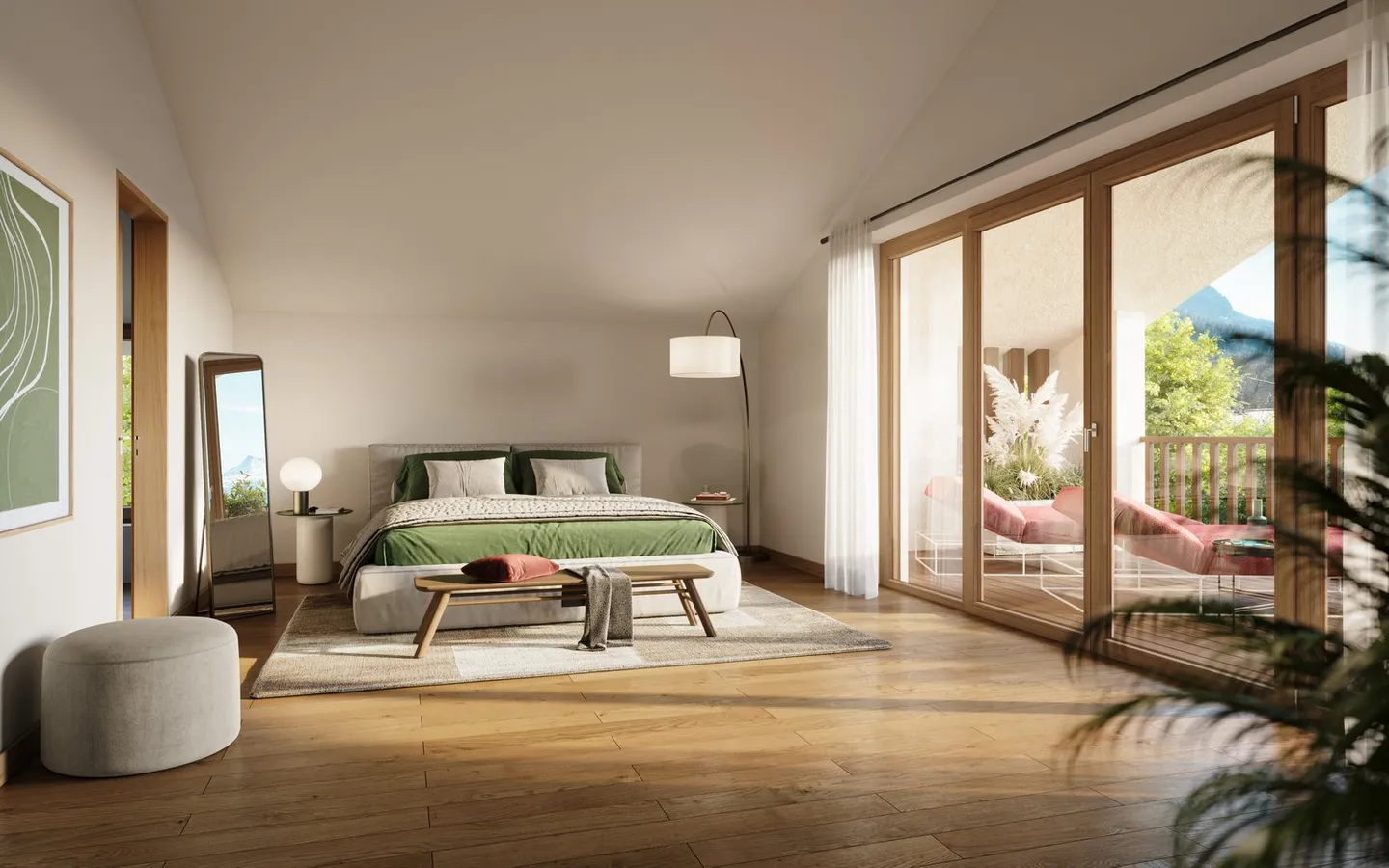 Modernes Reihenhaus mit Bergblick - Foto 4 von 4