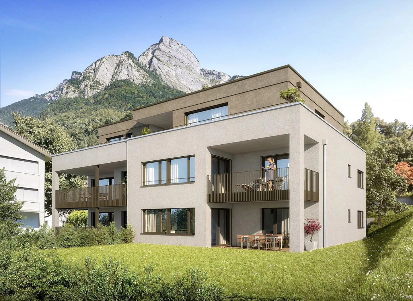 Moderno appartamento di 3,5 stanze in nuova costruzione a Sargans - Foto 4 di 5