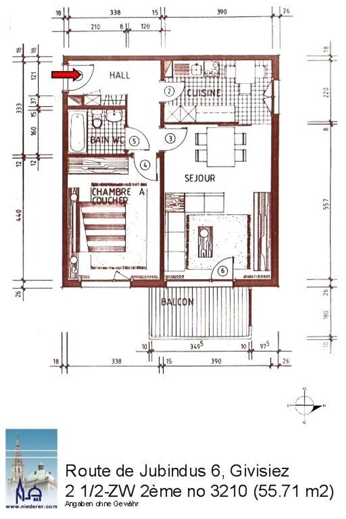 2.5 rooms in a very family-friendly neighborhood close to all amenities - Photo 11 of 12