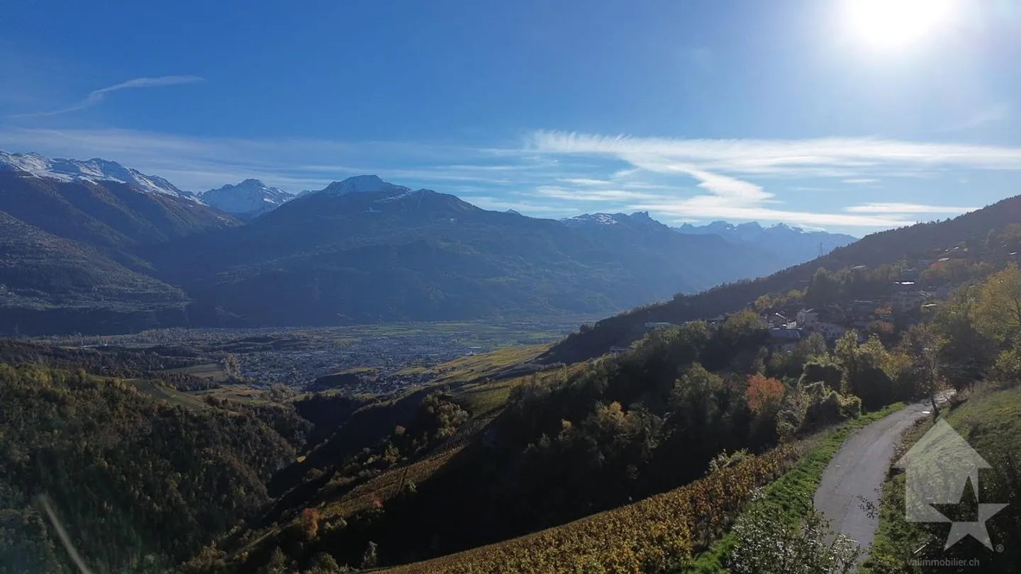 Terreno in vendita sulle alture di Conthey con vista mozzafiato - Foto 8 di 8