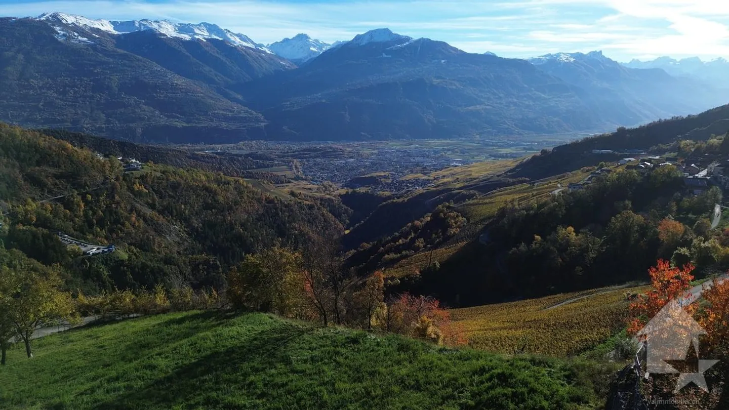 Terreno in vendita sulle alture di Conthey con vista mozzafiato - Foto 4 di 8