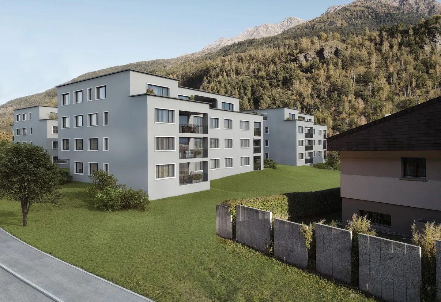 3.5 Attic Apartment WÜB Ze Warme Brunnu, Bitsch - B301/ C301 - Photo 4 of 4