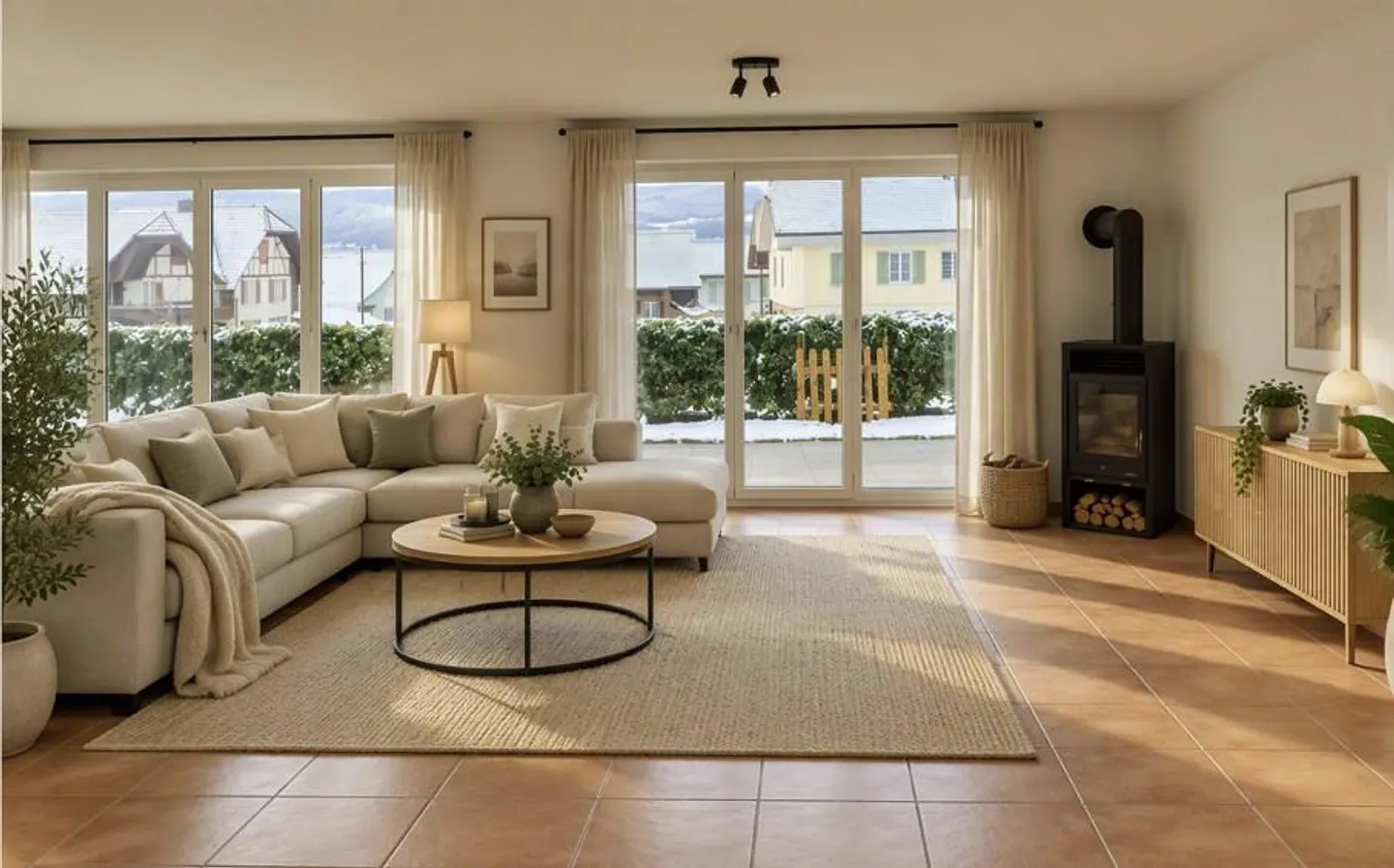 Appartamento di 4,5 stanze in standard di proprietà con grande area esterna - Foto 1 di 7