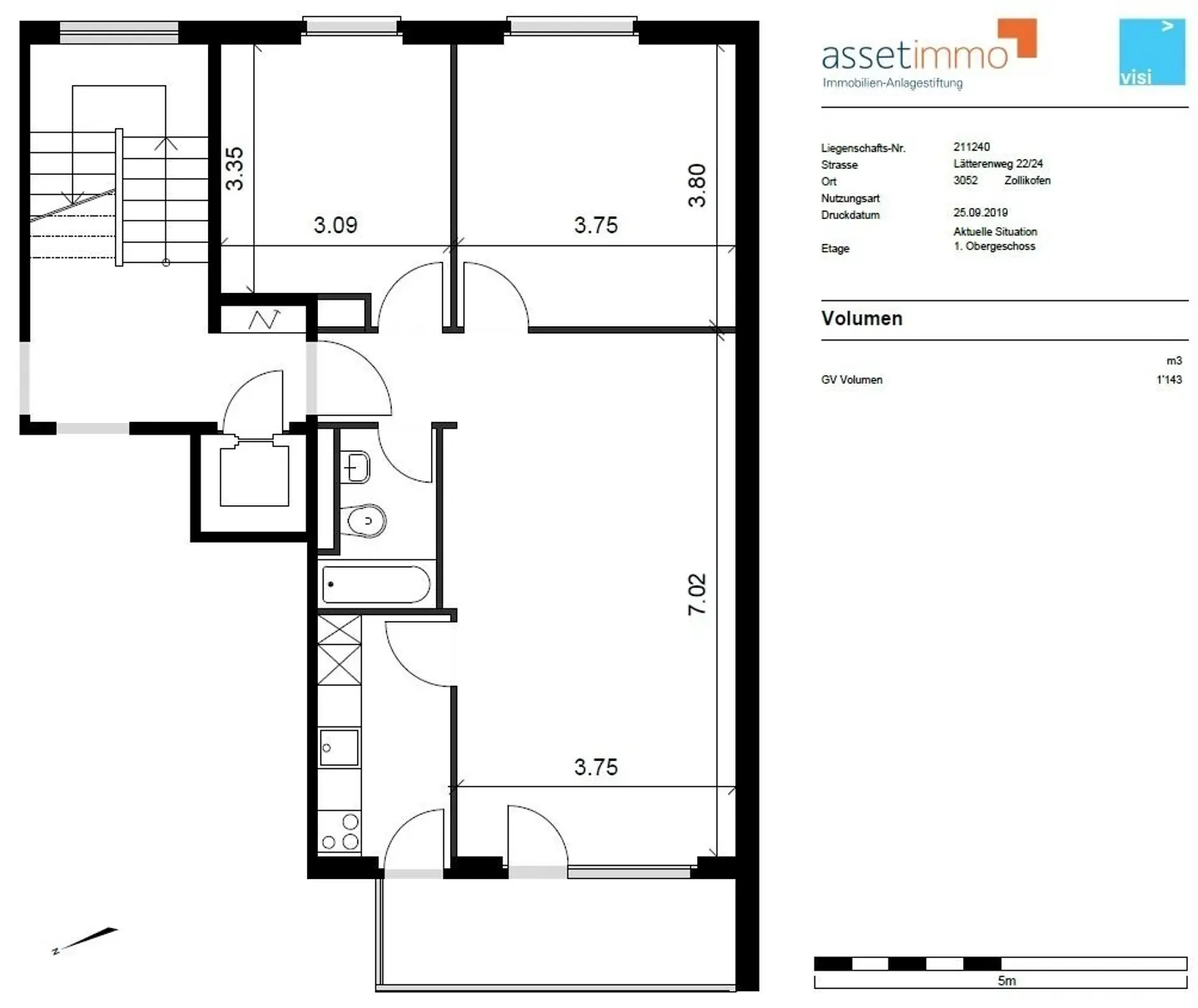 Appartement moderne de 3,5 pièces de 66 m² au 2ème étage - Photo 10 sur 10