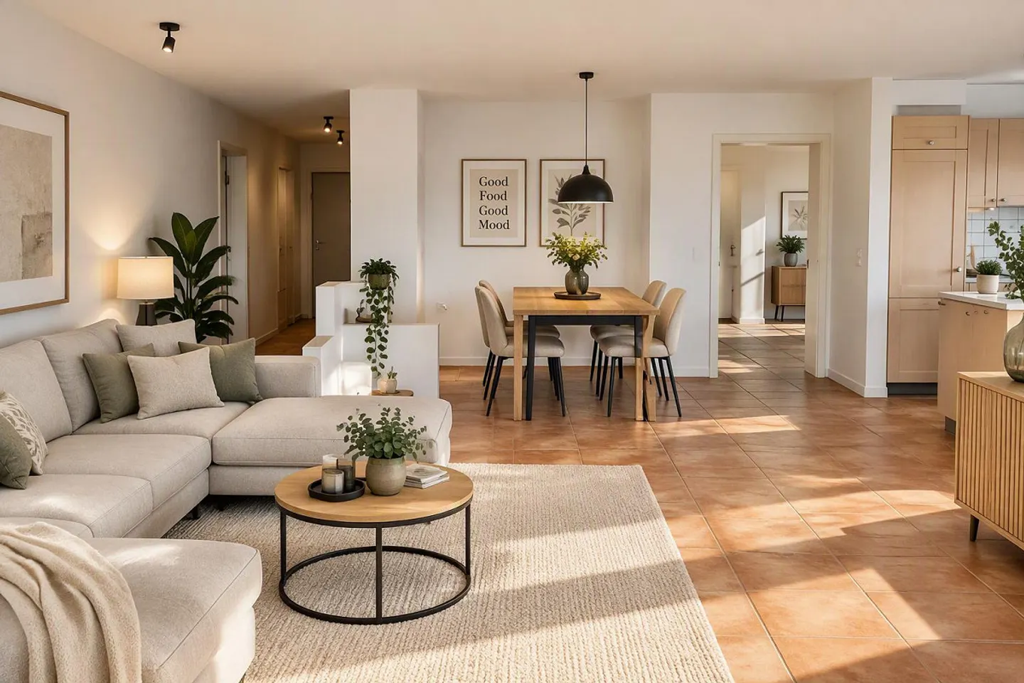 Appartamento di 4,5 stanze in standard di proprietà con grande area esterna - Foto 2 di 7