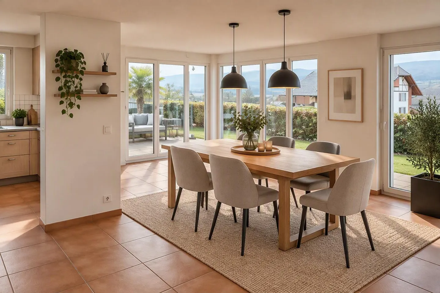 Appartamento di 4,5 stanze in standard di proprietà con grande area esterna - Foto 7 di 7