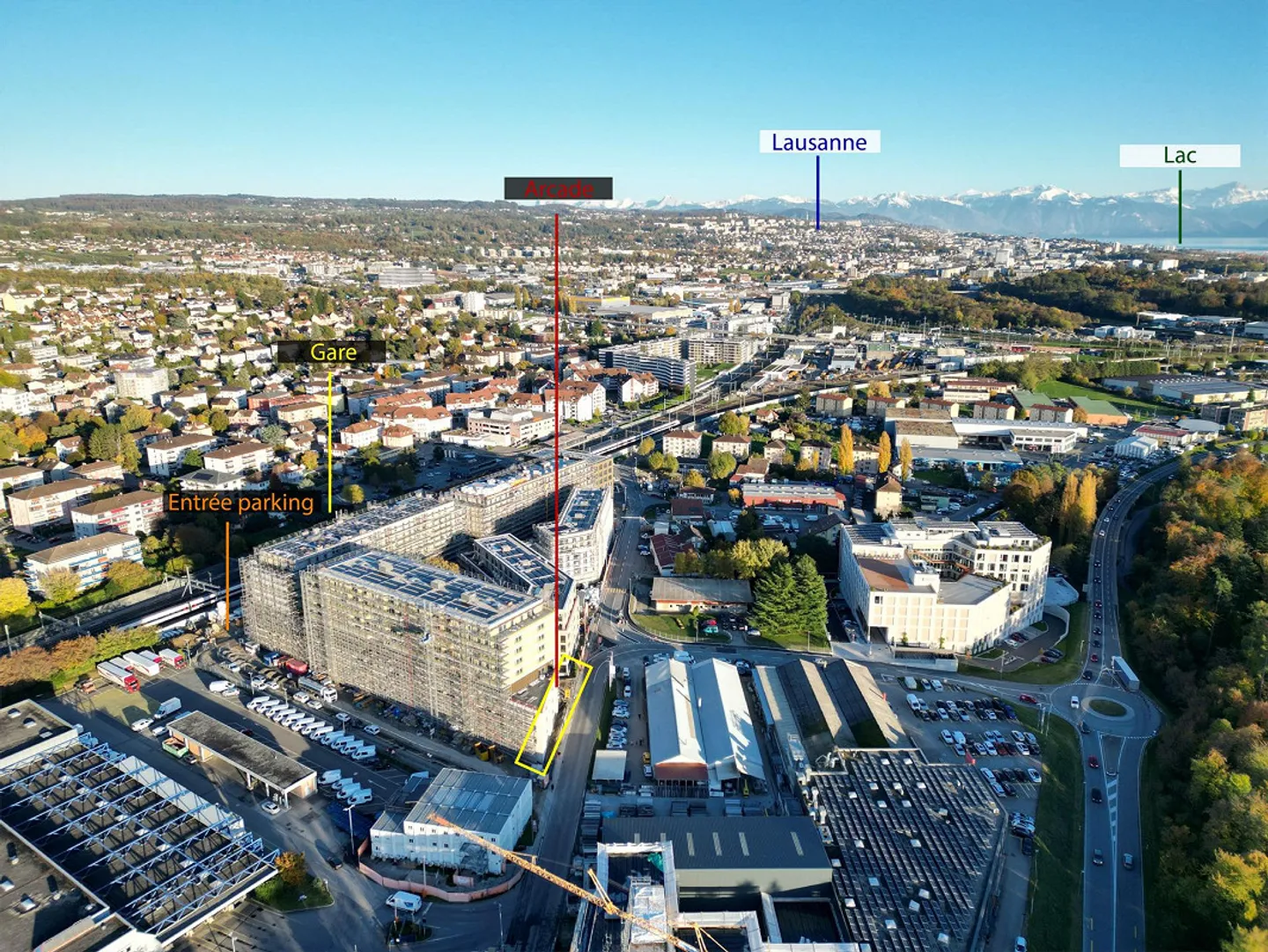 Nuovo spazio commerciale di 74m2 a Bussigny - Foto 4 di 9