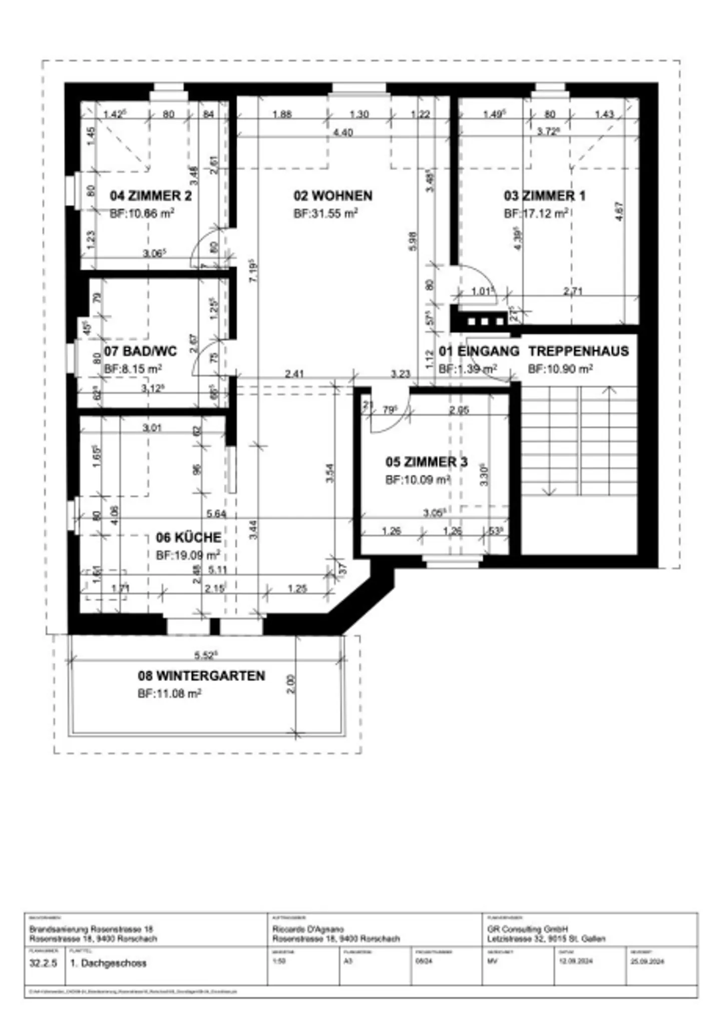 «Sanierte 4.5-Zimmer-Wohnung in Rorschach» - Foto 9 von 10