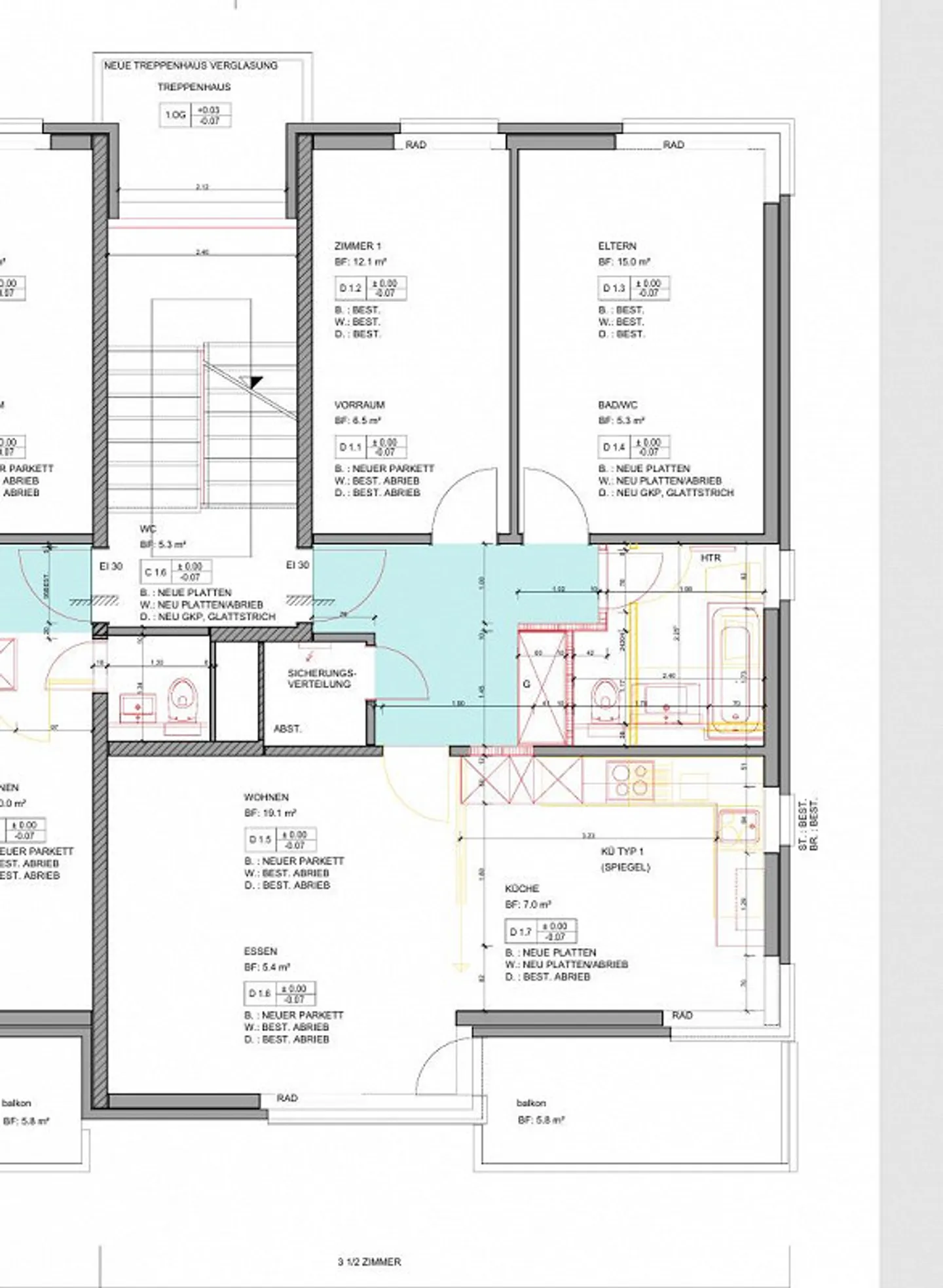 Appartement 3.5 pièces à Suhr - Photo 14 sur 14
