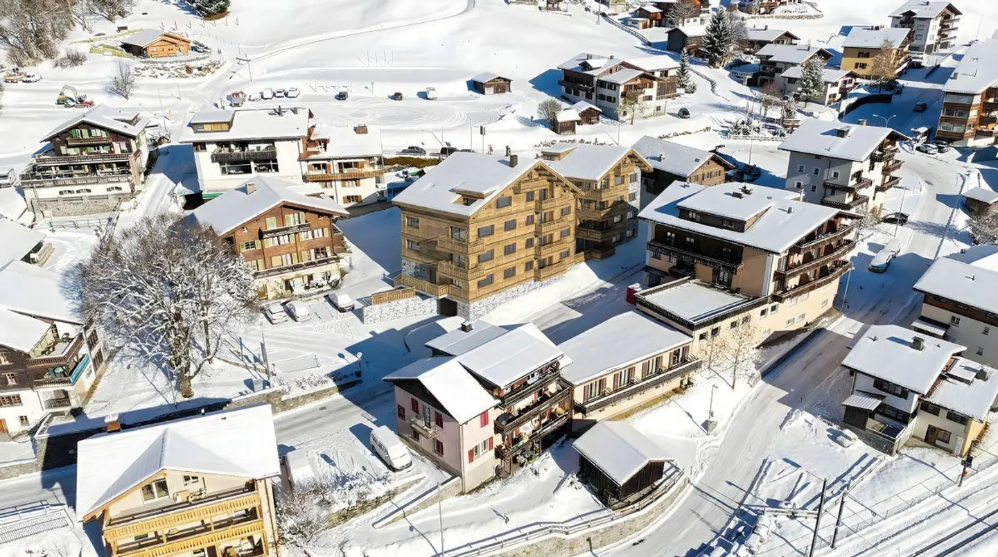 Appartement en duplex de 5,5 pièces au dernier étage de la Maison Madrisa Alpenb... - Photo 2 sur 13