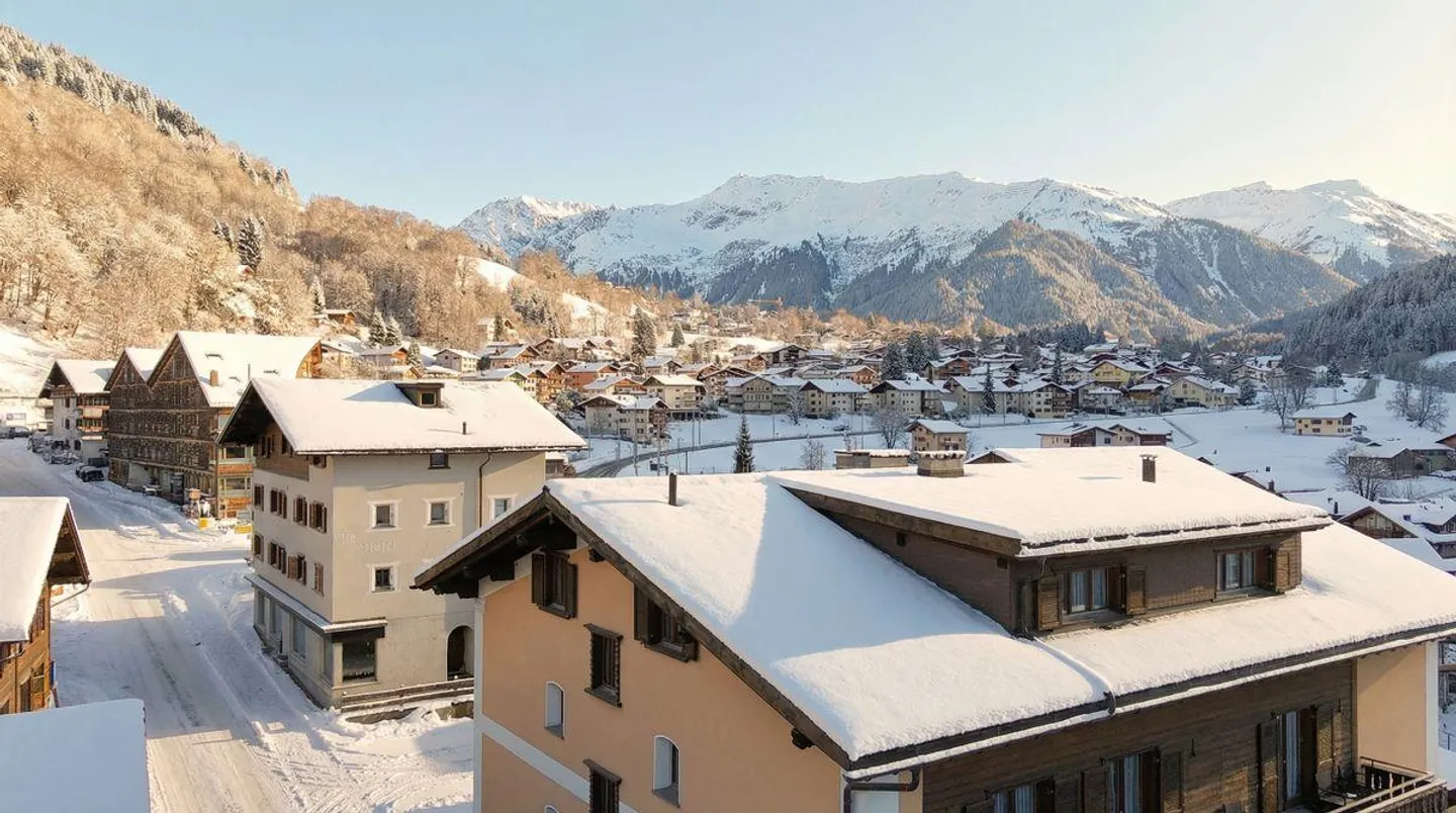 Appartement en duplex de 5,5 pièces au dernier étage de la Maison Madrisa Alpenb... - Photo 9 sur 13