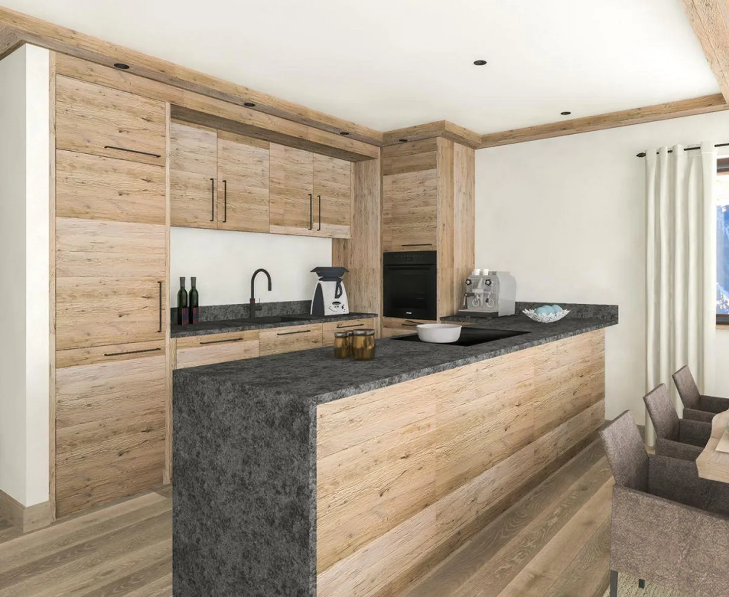Appartement en duplex de 5,5 pièces au dernier étage de la Maison Madrisa Alpenb... - Photo 7 sur 13