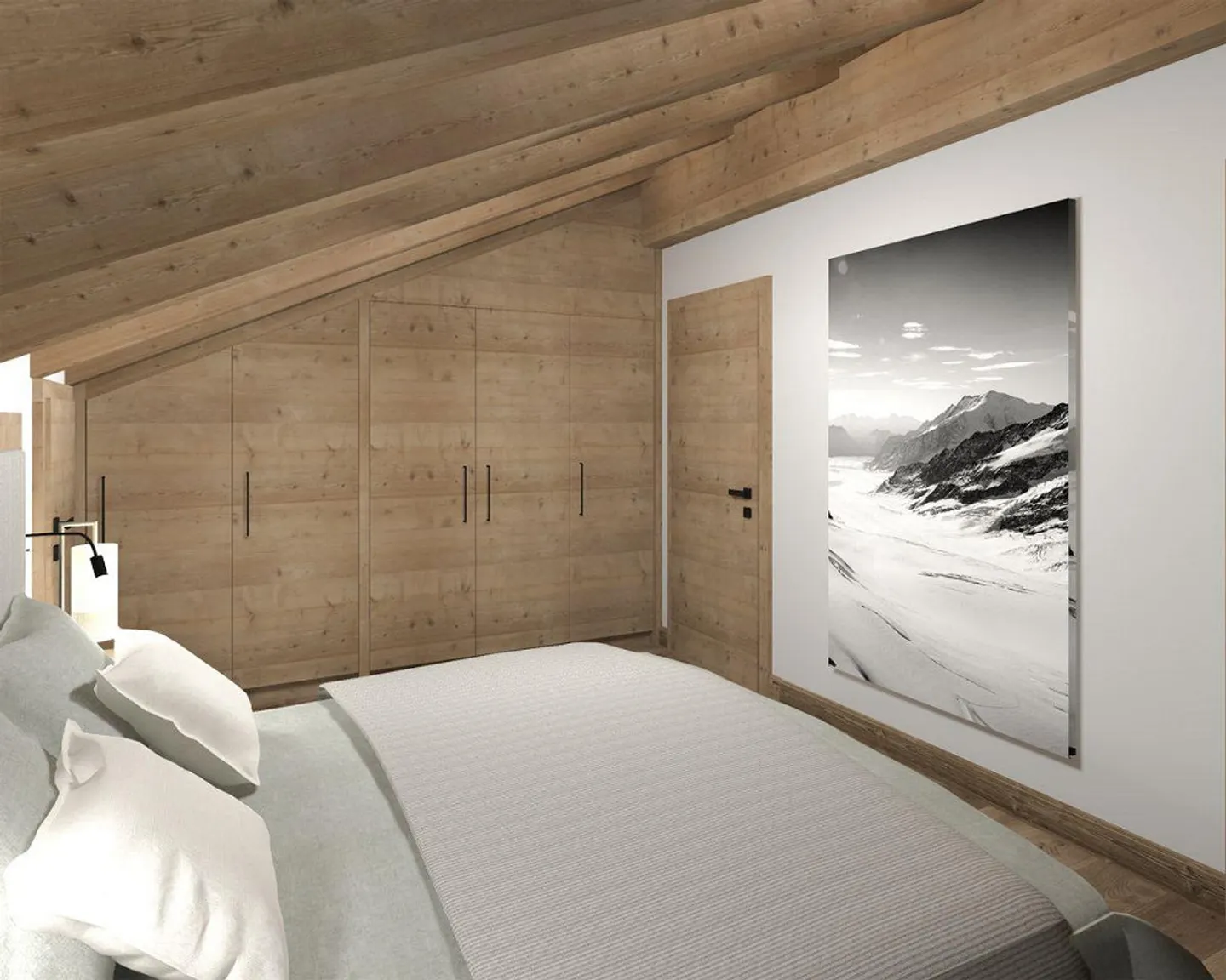 Appartement en duplex de 5,5 pièces au dernier étage de la Maison Madrisa Alpenb... - Photo 10 sur 13