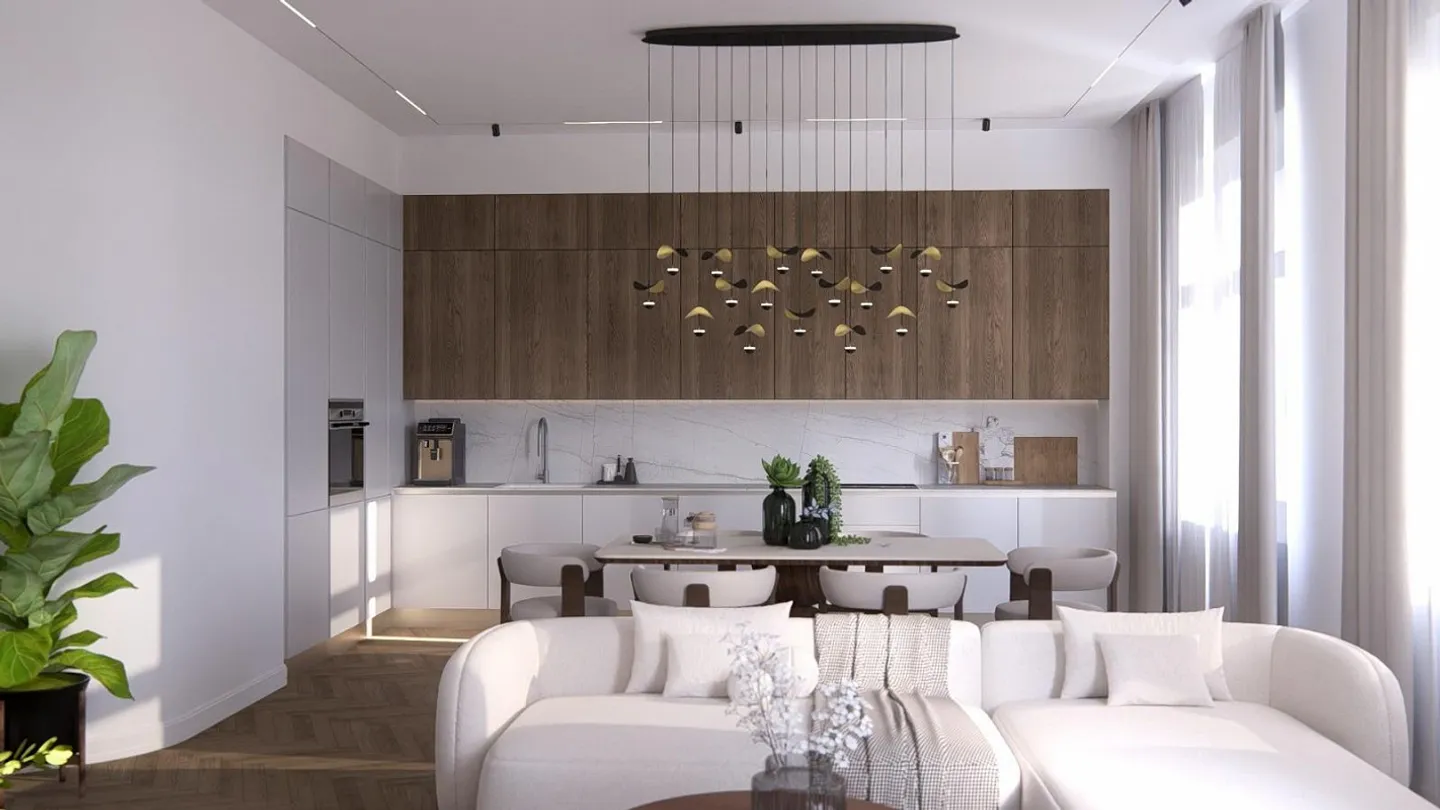 ZU VERMIETEN PRESTIGIÖSES MÖBLIERTES WOHNUNG IM ZENTRUM - Foto 6 von 13