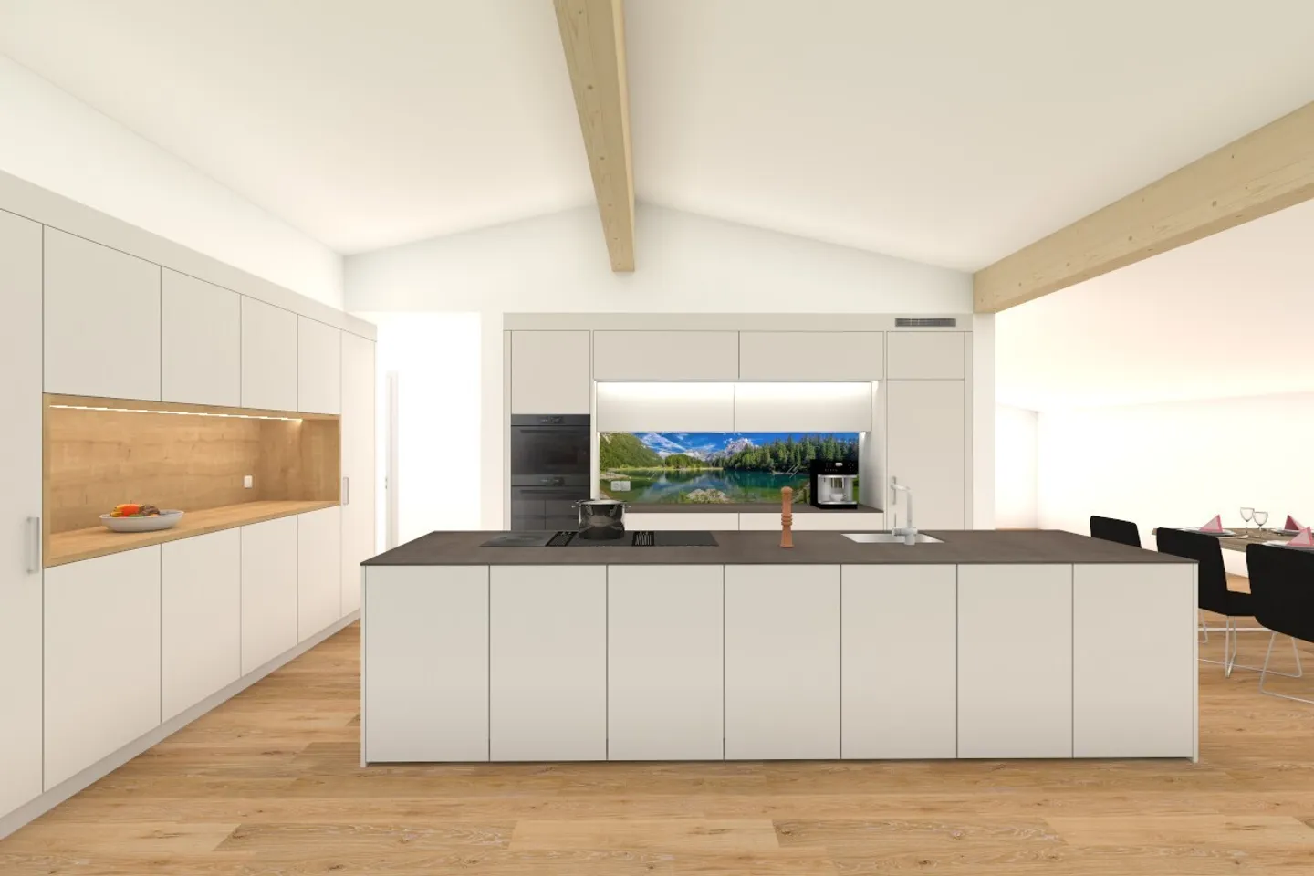 6.5-room penthouse apartment with breathtaking lake and panoramic views - Photo 3 of 14