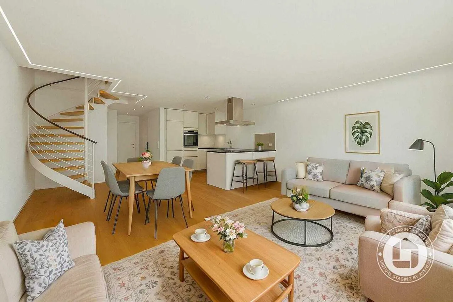 Charmante 3.5-Zimmer-Maisonette mit Terrasse in Zollikofen - Foto 2 von 13