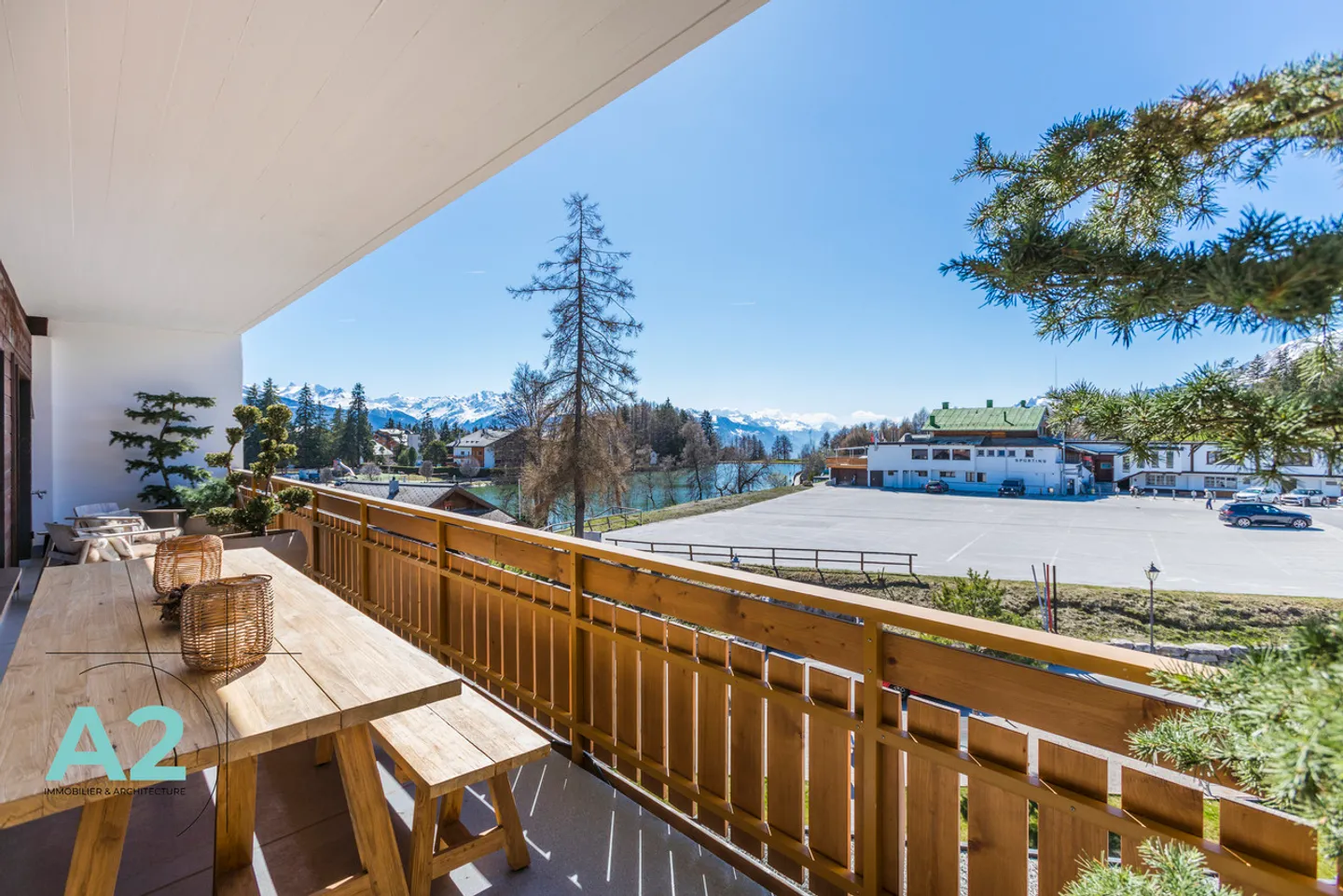 Außergewöhnliche Wohnung im Zentrum von Crans-Montana, Panoramablick - Foto 10 von 20