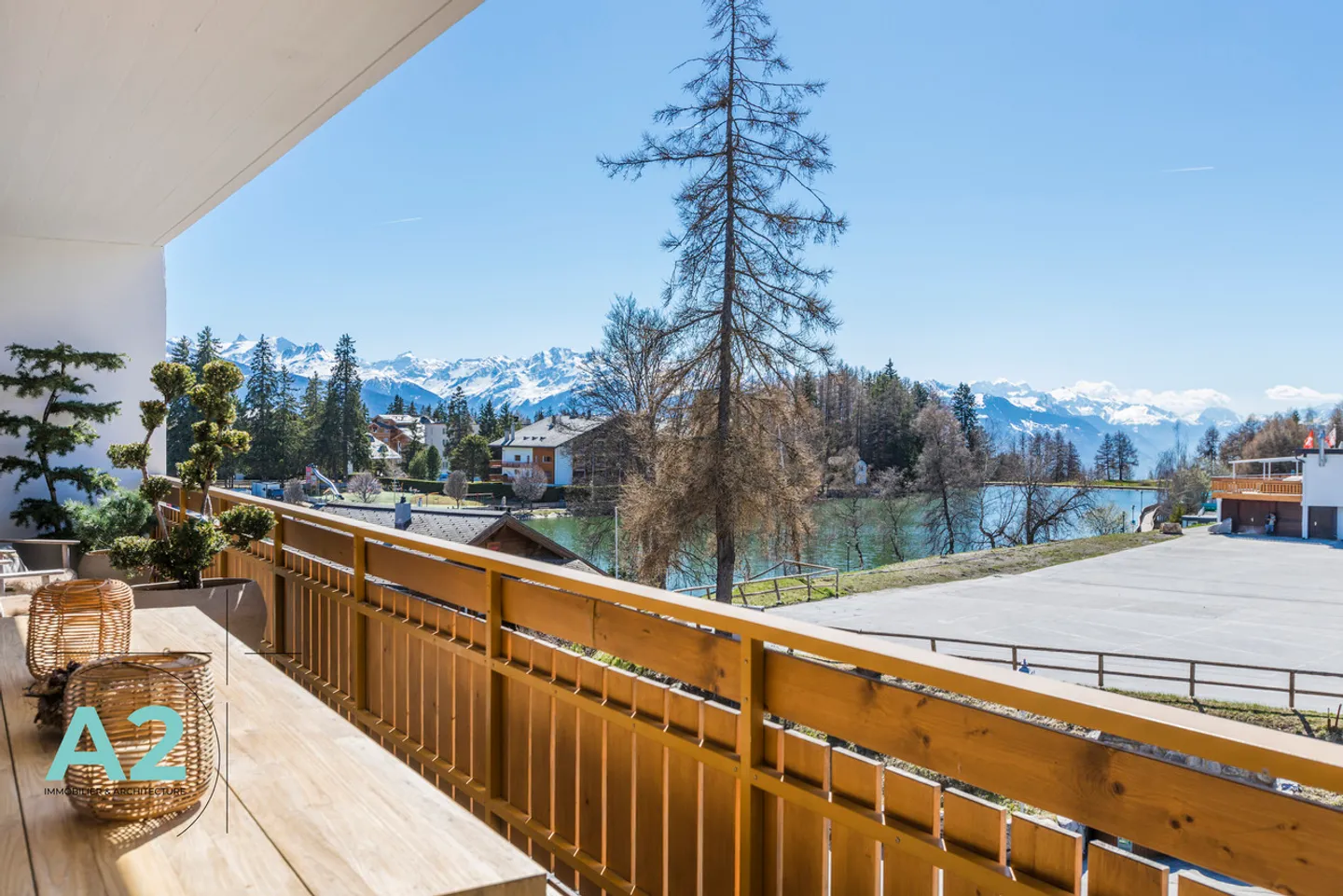 Außergewöhnliche Wohnung im Zentrum von Crans-Montana, Panoramablick - Foto 11 von 20