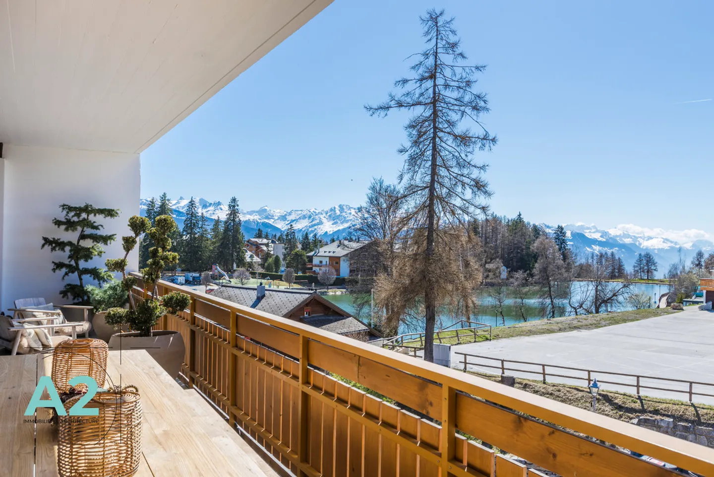 Außergewöhnliche Wohnung im Zentrum von Crans-Montana, Panoramablick - Foto 15 von 20