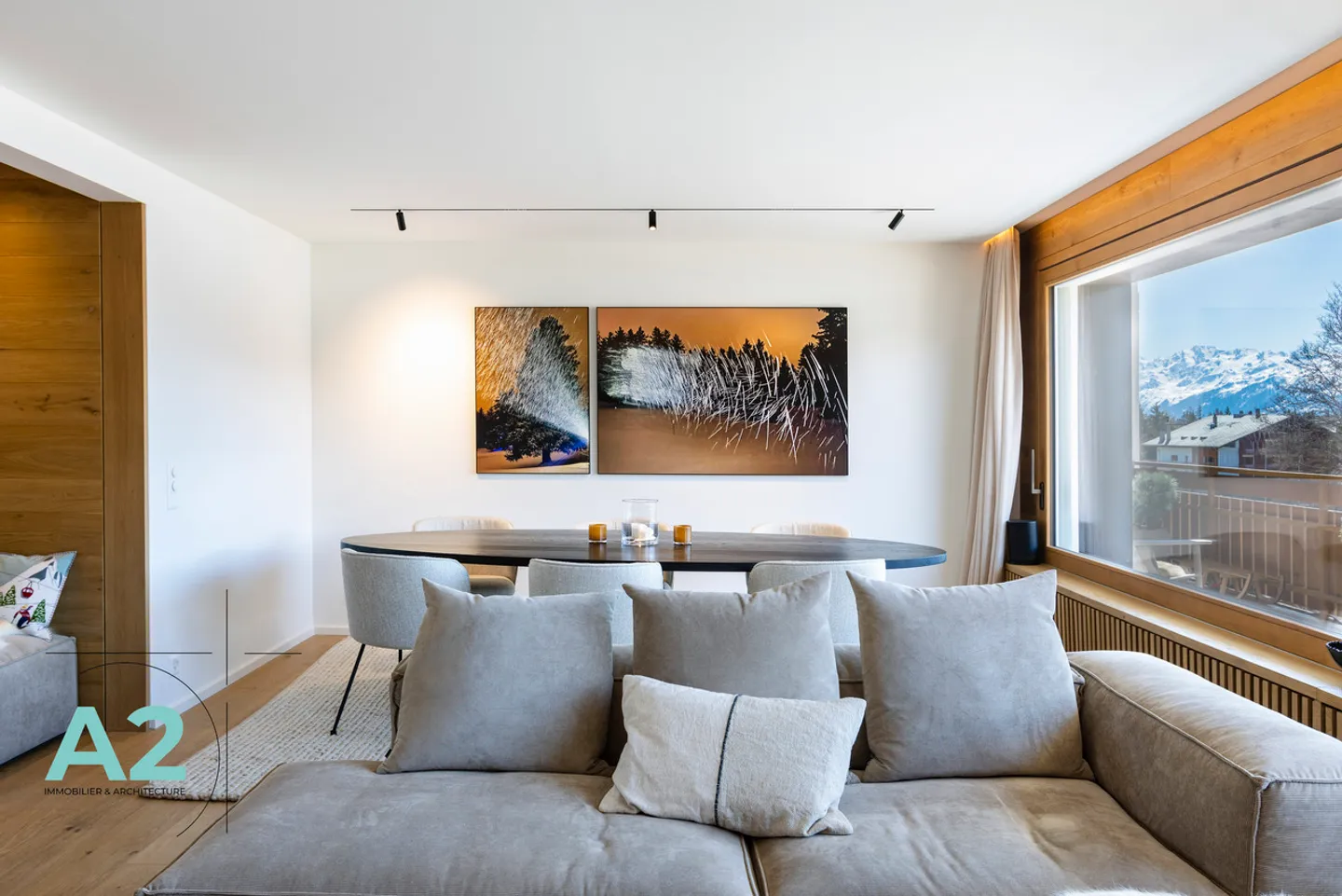 Außergewöhnliche Wohnung im Zentrum von Crans-Montana, Panoramablick - Foto 20 von 20