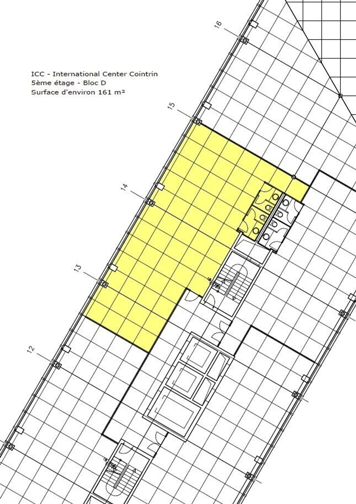 Renovierte Büros von 161 m2 im 5. Stock - Foto 7 von 7