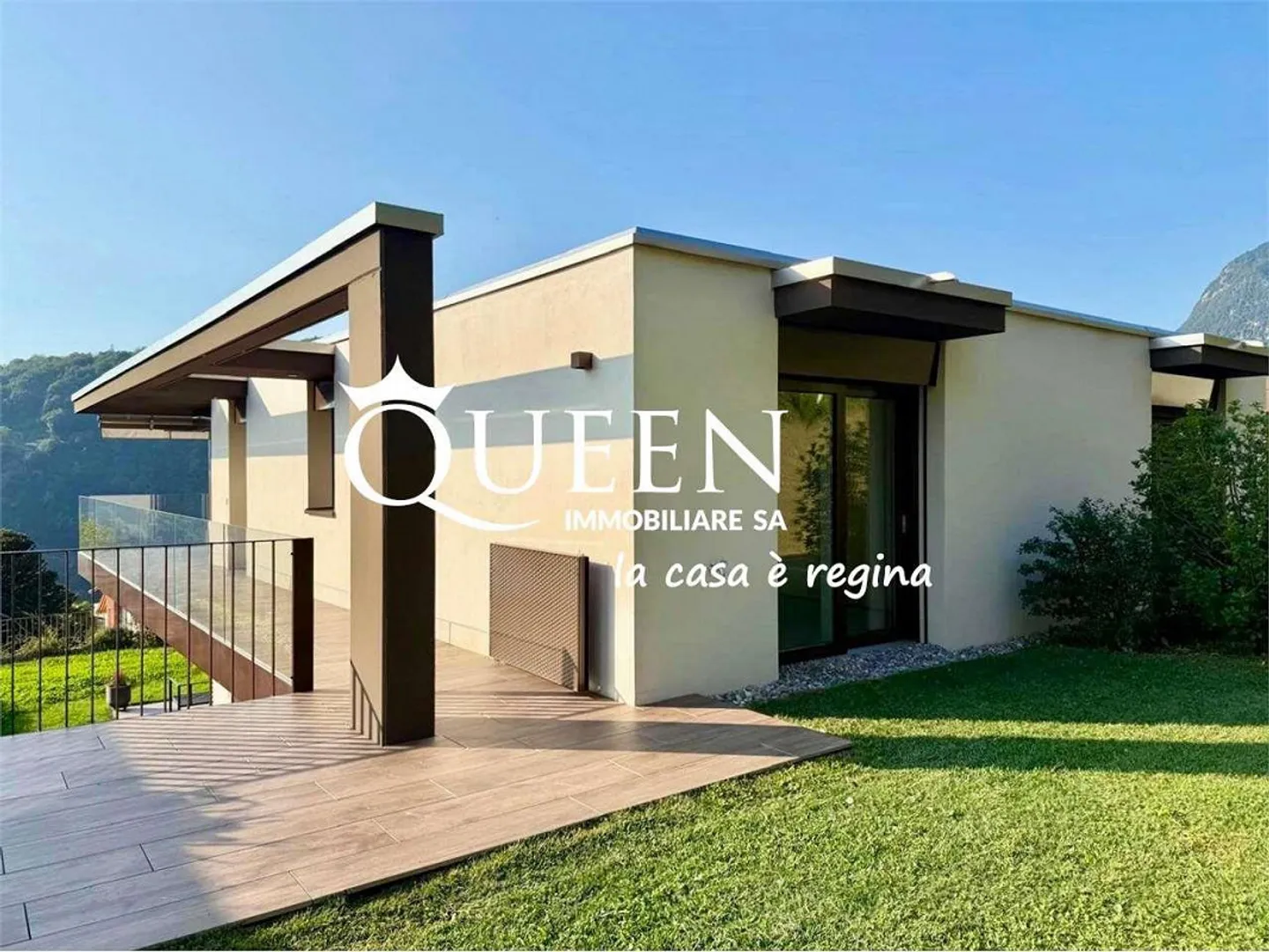 Rovio: 2,5-Zimmer-Penthouse, 85 qm, Terrasse, Garten, Seeblick - Foto 3 von 13