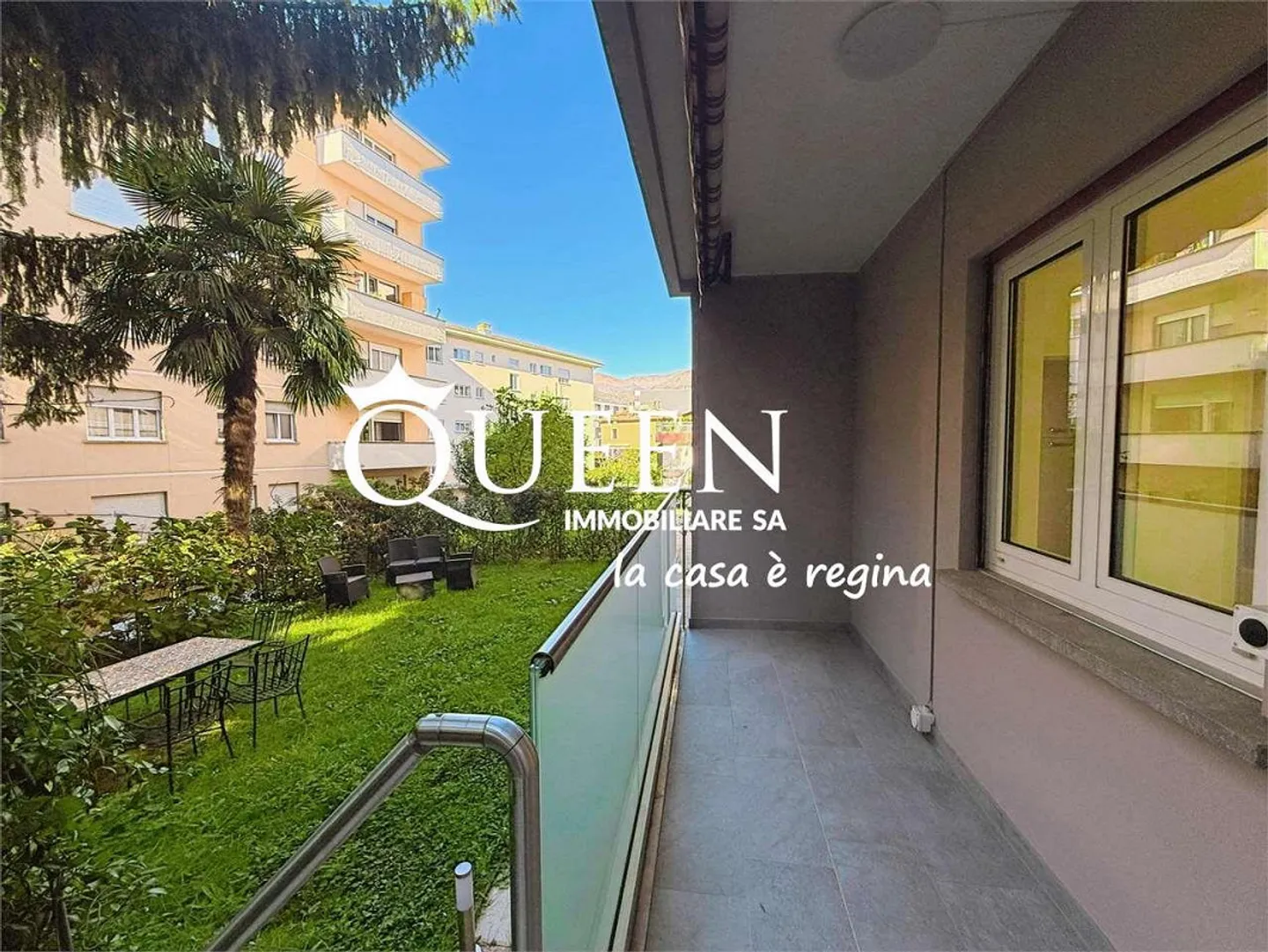 Massagno : appartement 3,5 pièces, 80 m², avec jardin d'environ 200 m². - Photo 12 sur 13