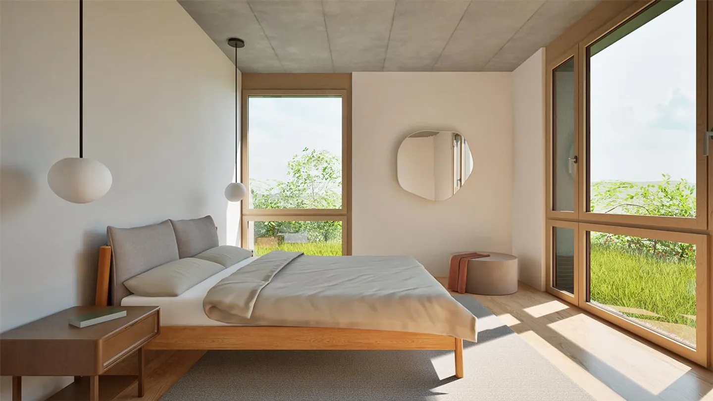 Neubau - Exklusives Doppeleinfamilienhaus bei Sursee mit Weitsicht - Foto 5 von 5