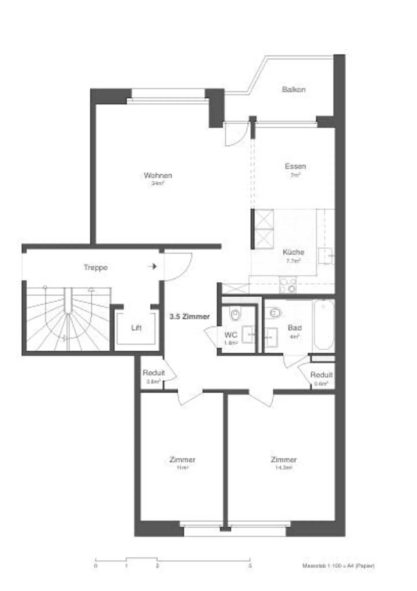 Charmante 3.5-Zimmer-Wohnung - Foto 8 von 8