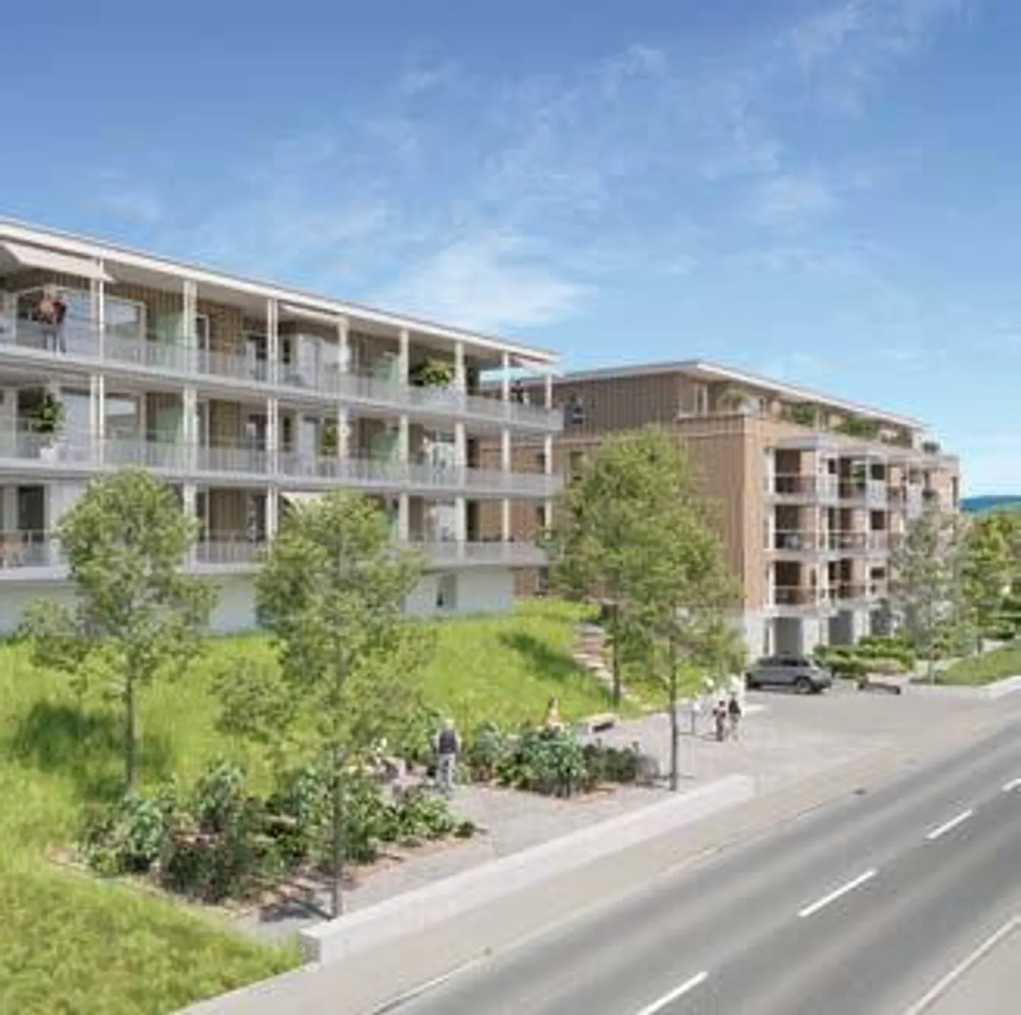 Ampio appartamento nuovo di 2½ locali con balcone di 24 m² a St. Erhard - Foto 1 di 11