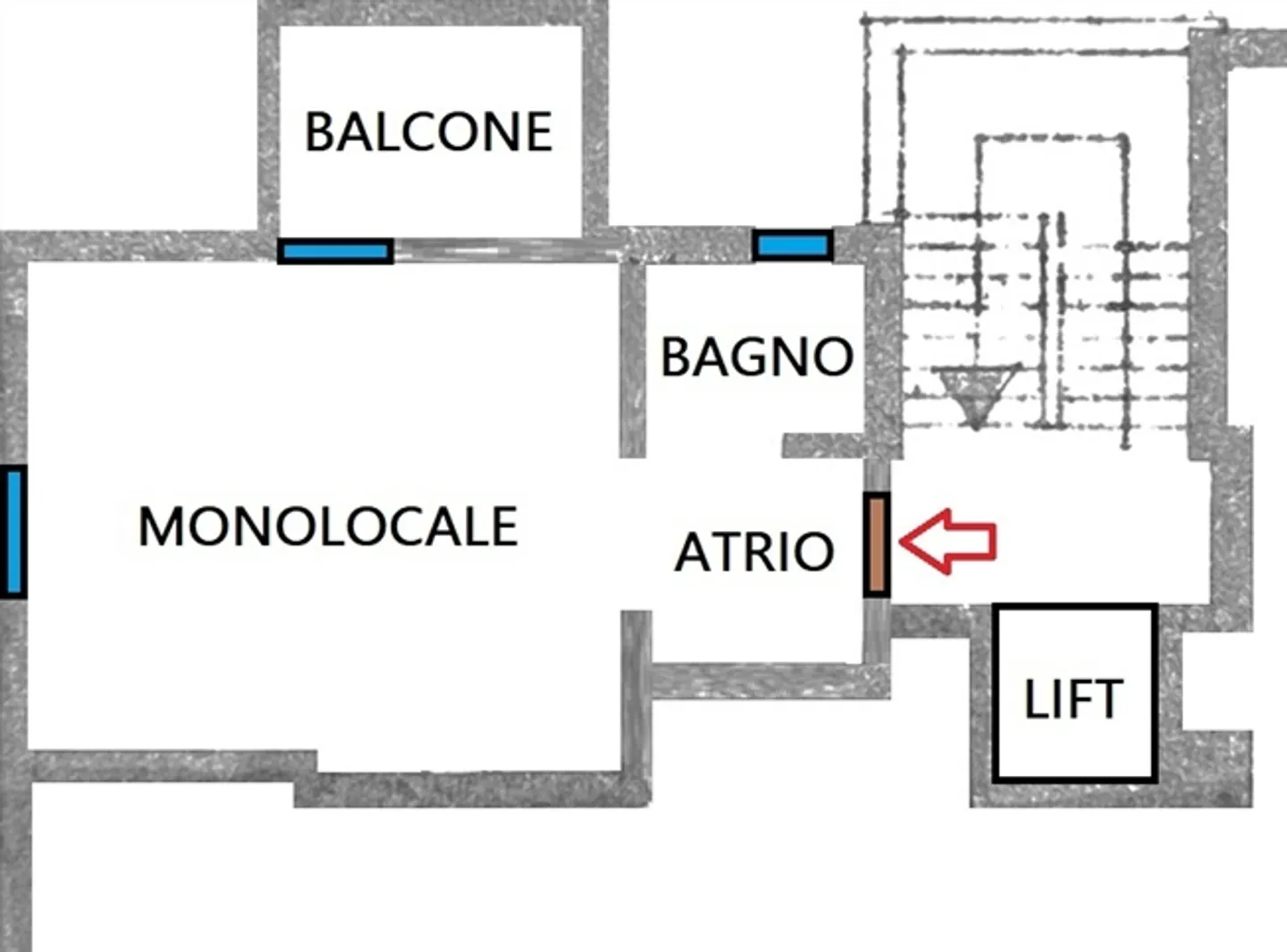 MINUSIO Studiowohnung zum Verkauf im Rohzustand, auch Zweitwohnsitz - Foto 14 von 14