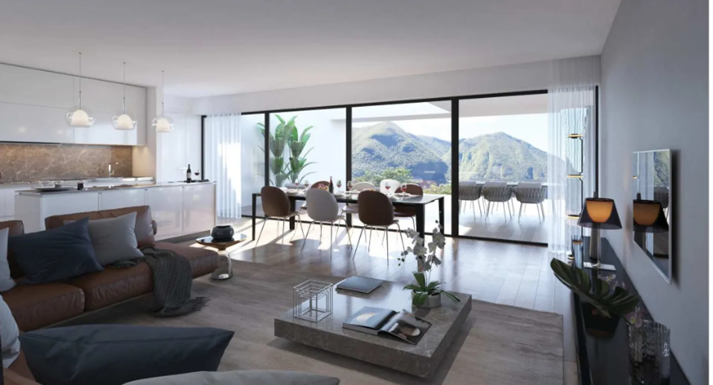 Modern 2.5-room new apartment in Lumino - Photo 5 of 6