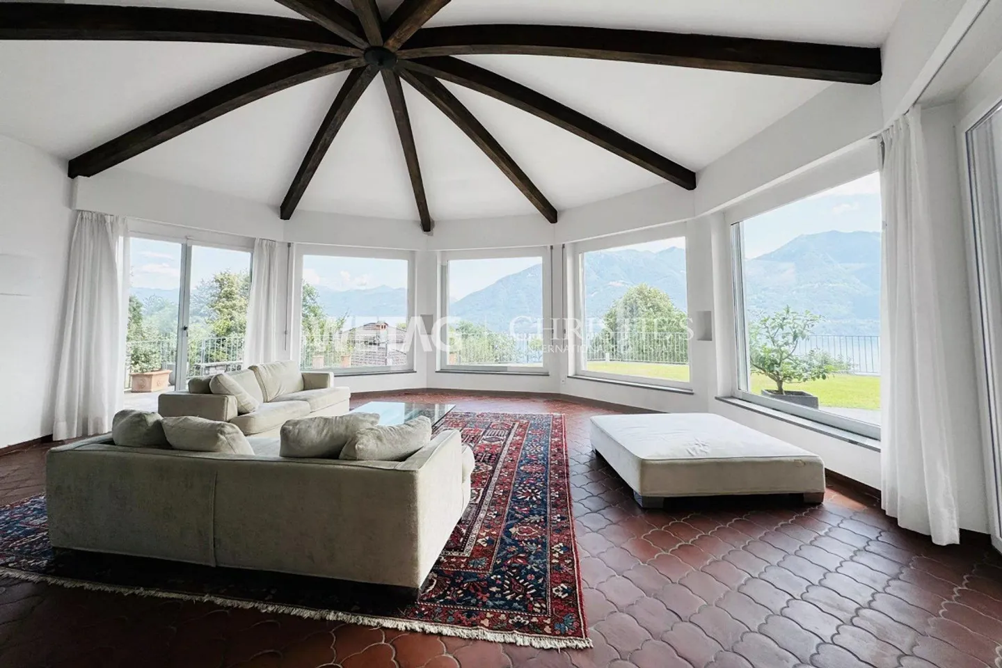 Charmante villa de style méditerranéen avec jardin et vue sur le lac à Minusio - Photo 7 sur 13
