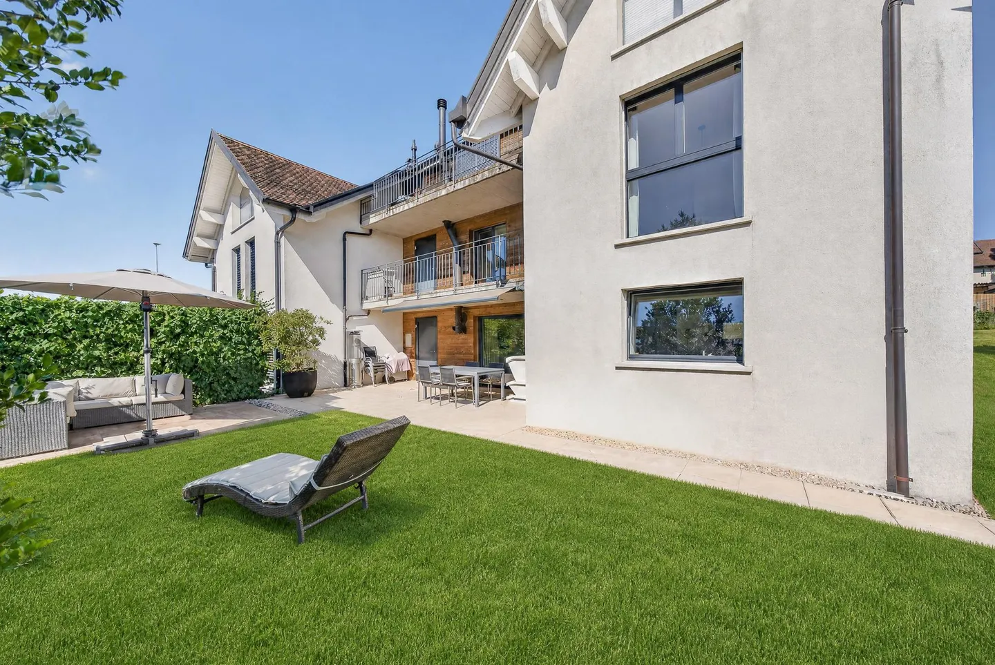 Appartamento 4,5 locali con giardino privato a Morrens - Foto 2 di 10