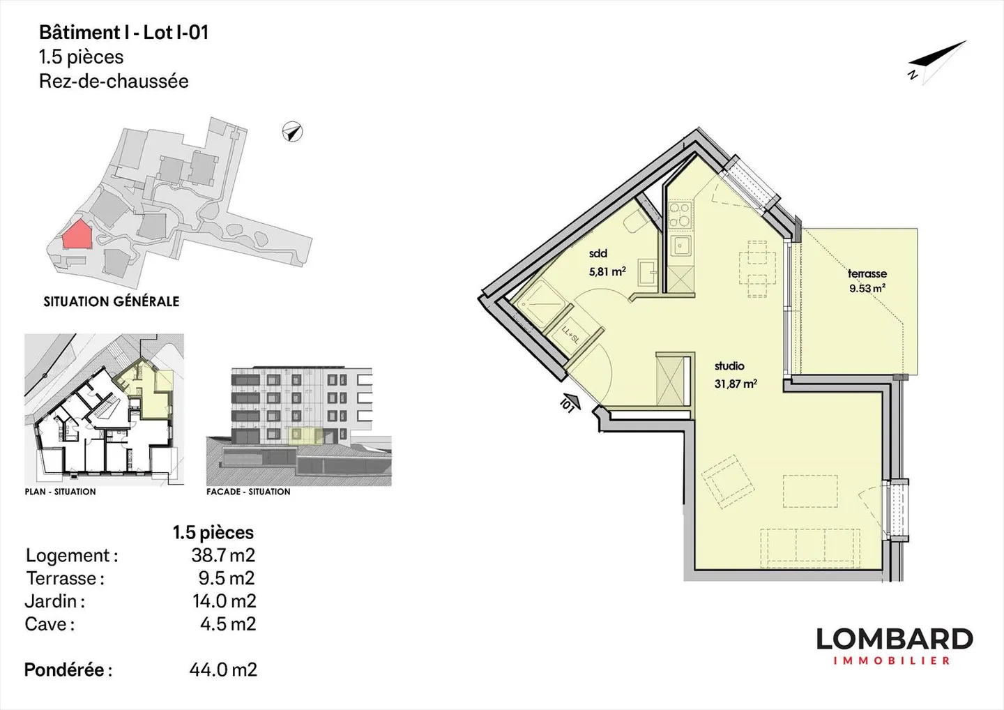 Studio 1.5 pièces - Photo 6 sur 6