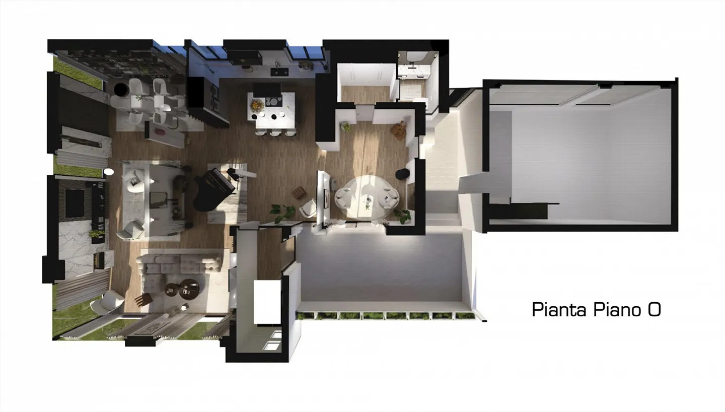 Villa prestigiosa 5.5 con vista panoramica a Breganzona - Foto 9 di 10