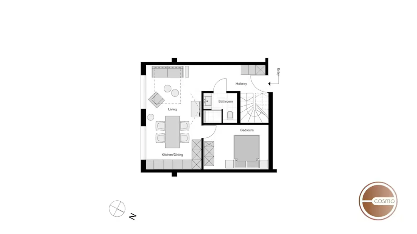 Appartement Chic à Zürich - Photo 9 sur 10