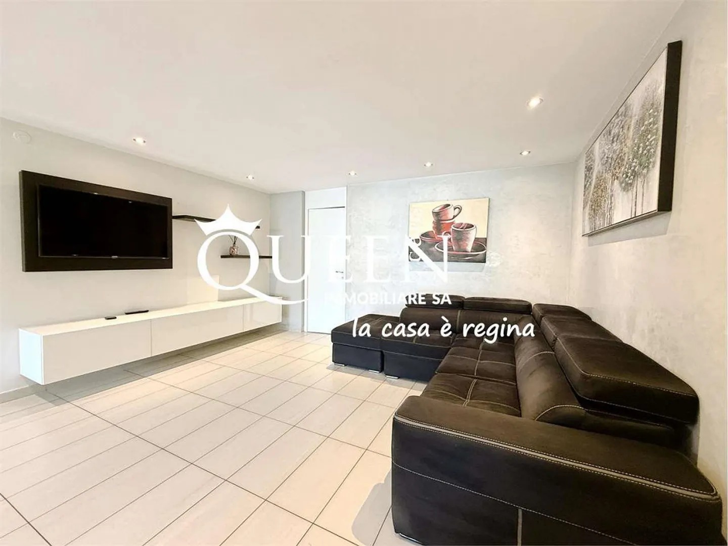 Bissone: appartamento 4.5 locali, 150 mq, vista lago, giardino, portic - Foto 9 di 13