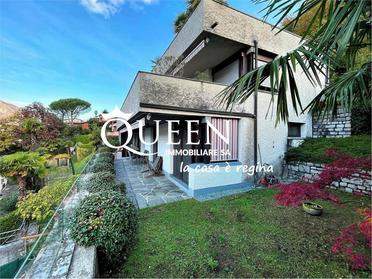 Bissone: appartamento 4.5 locali, 150 mq, vista lago, giardino, portic - Foto 13 di 13