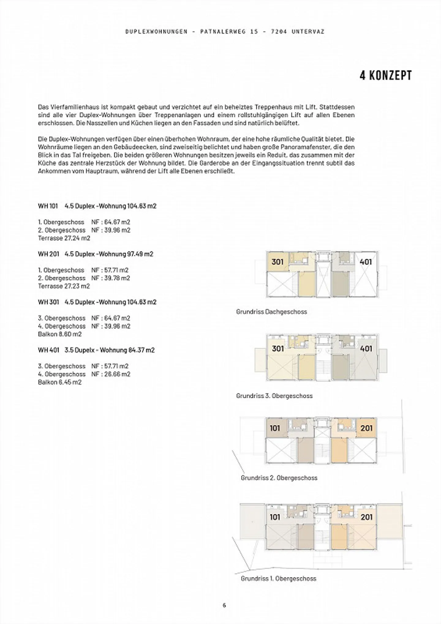 Appartamento duplex di nuova costruzione con una buona vista non ostruita - Foto 3 di 19